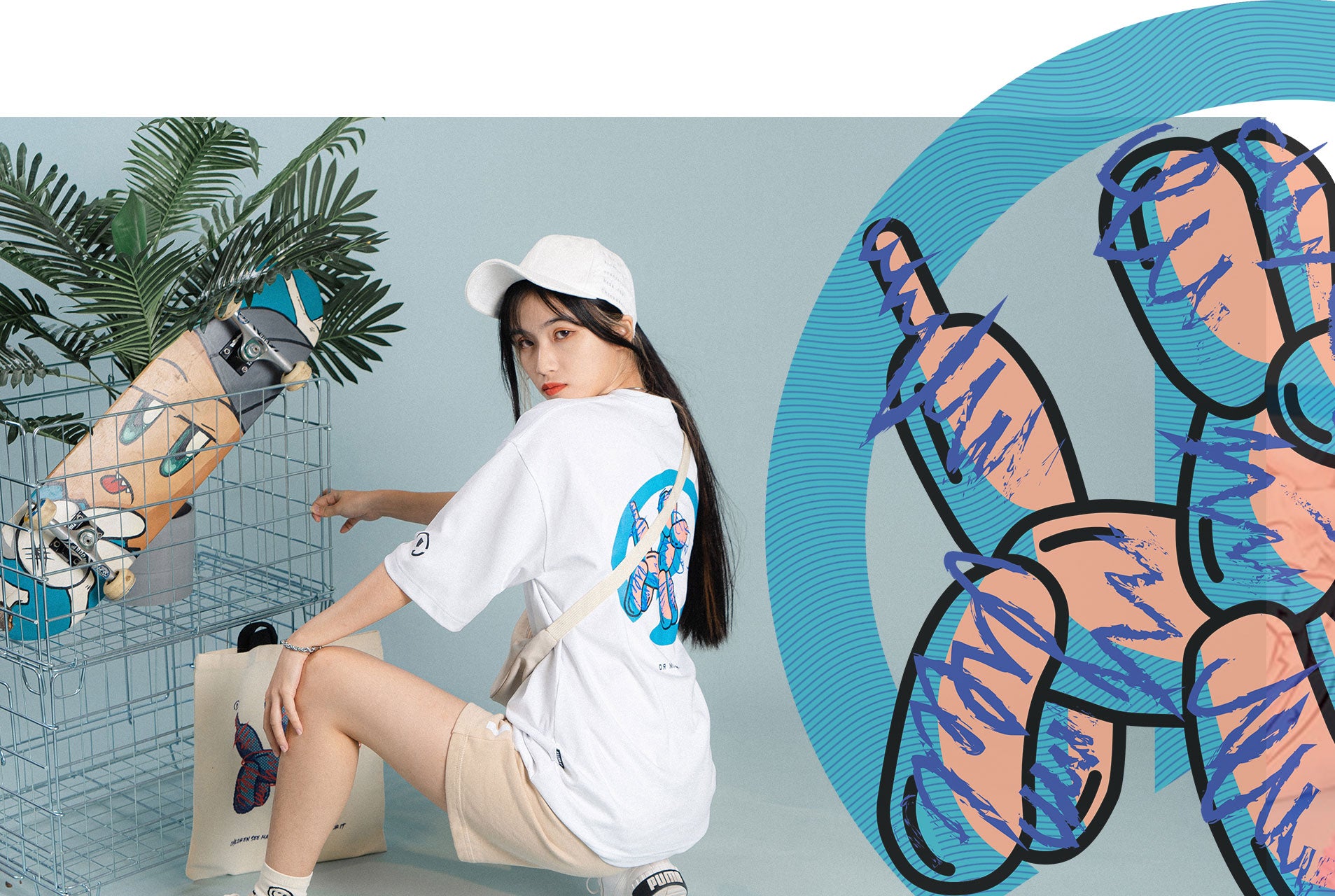 F21 - "Children See Magic" Balloon Oversized T-shirt