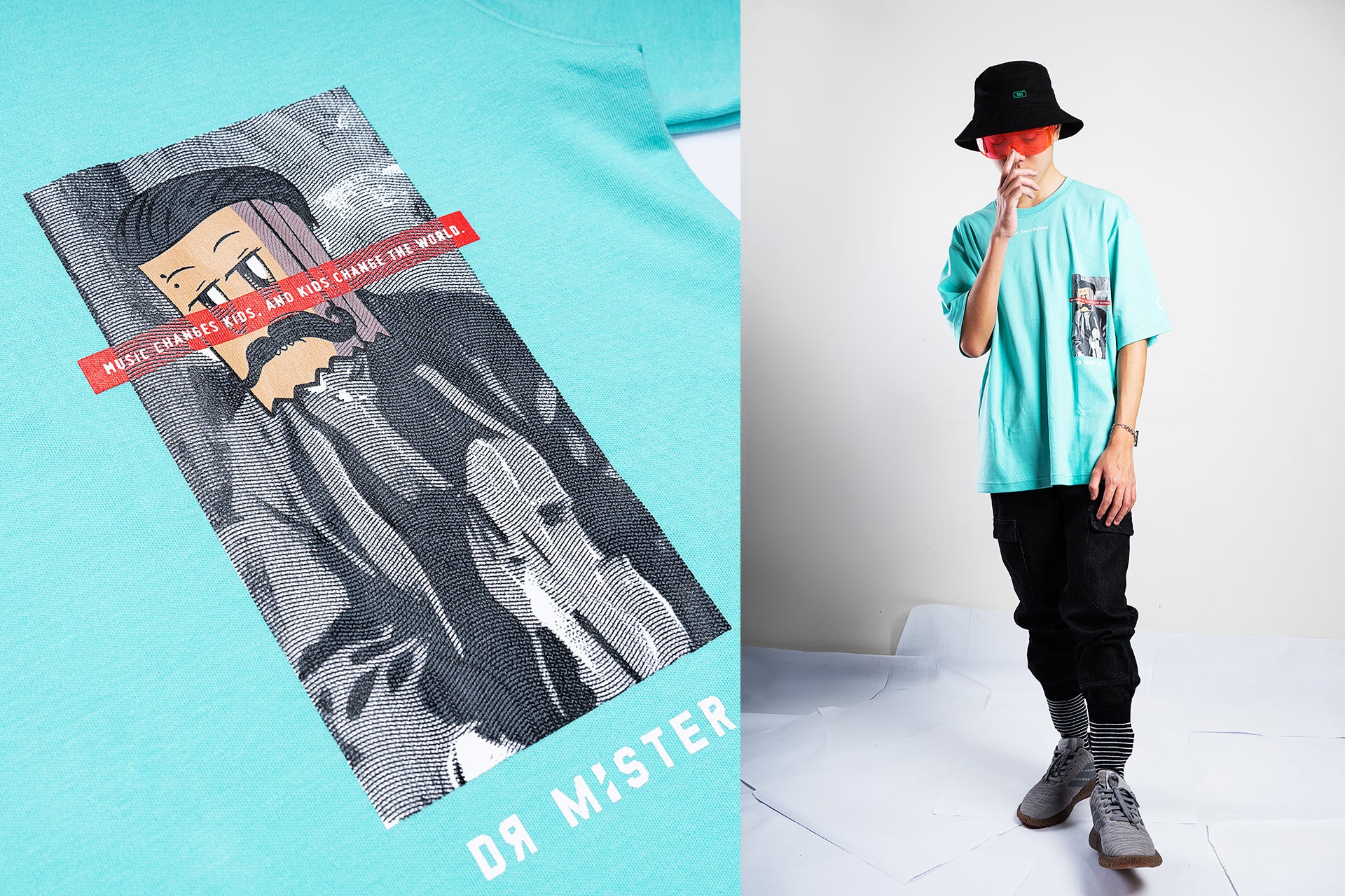 J2 - "The Famed Unknown" Music Oversized T-shirt
