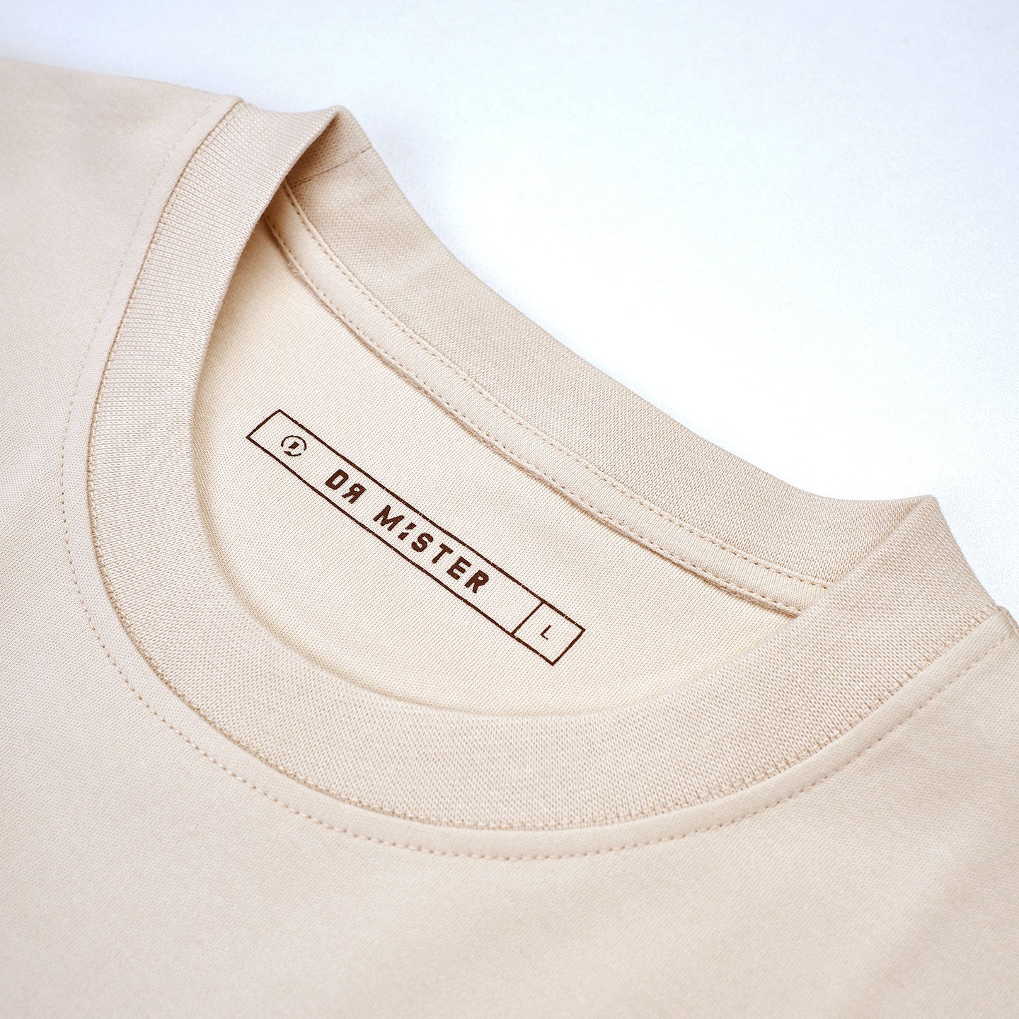 Peace Oversized Tee - Beige (Isetan SG Exclusive)