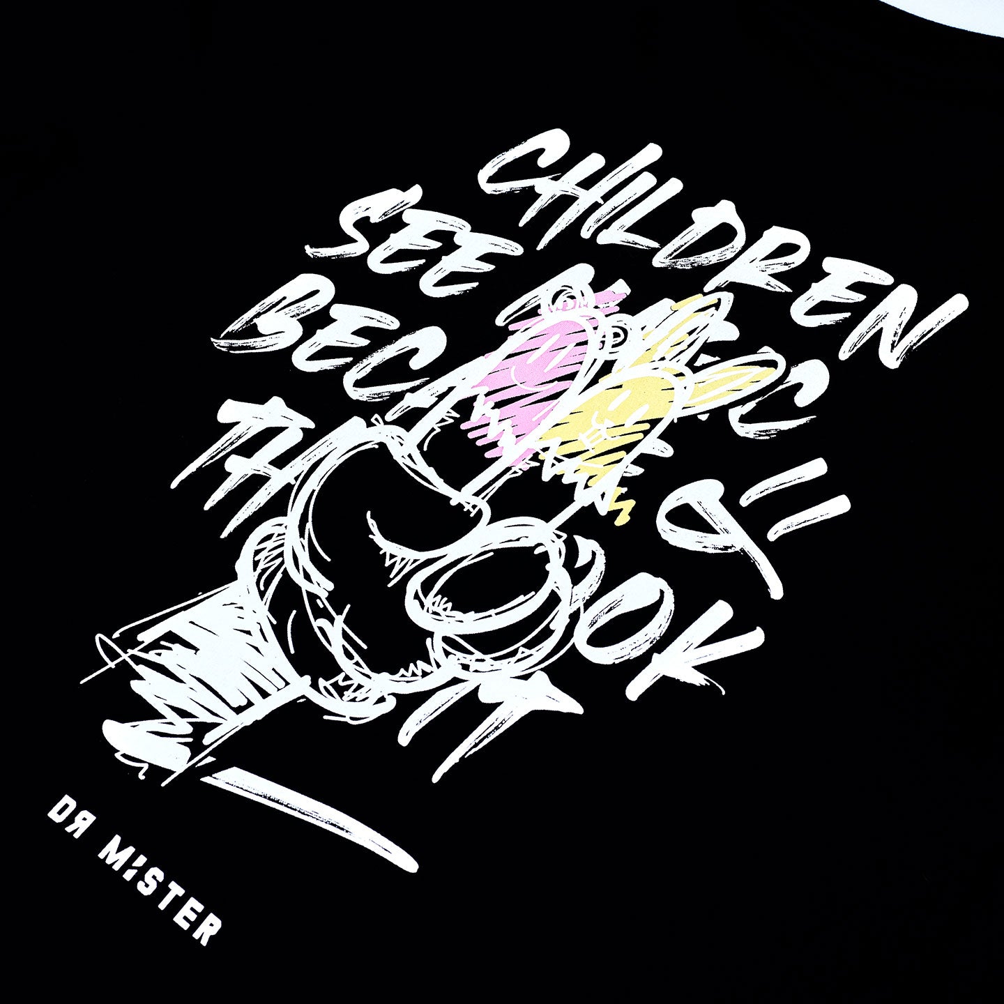Peace Oversized Tee - Black (Isetan SG Exclusive)