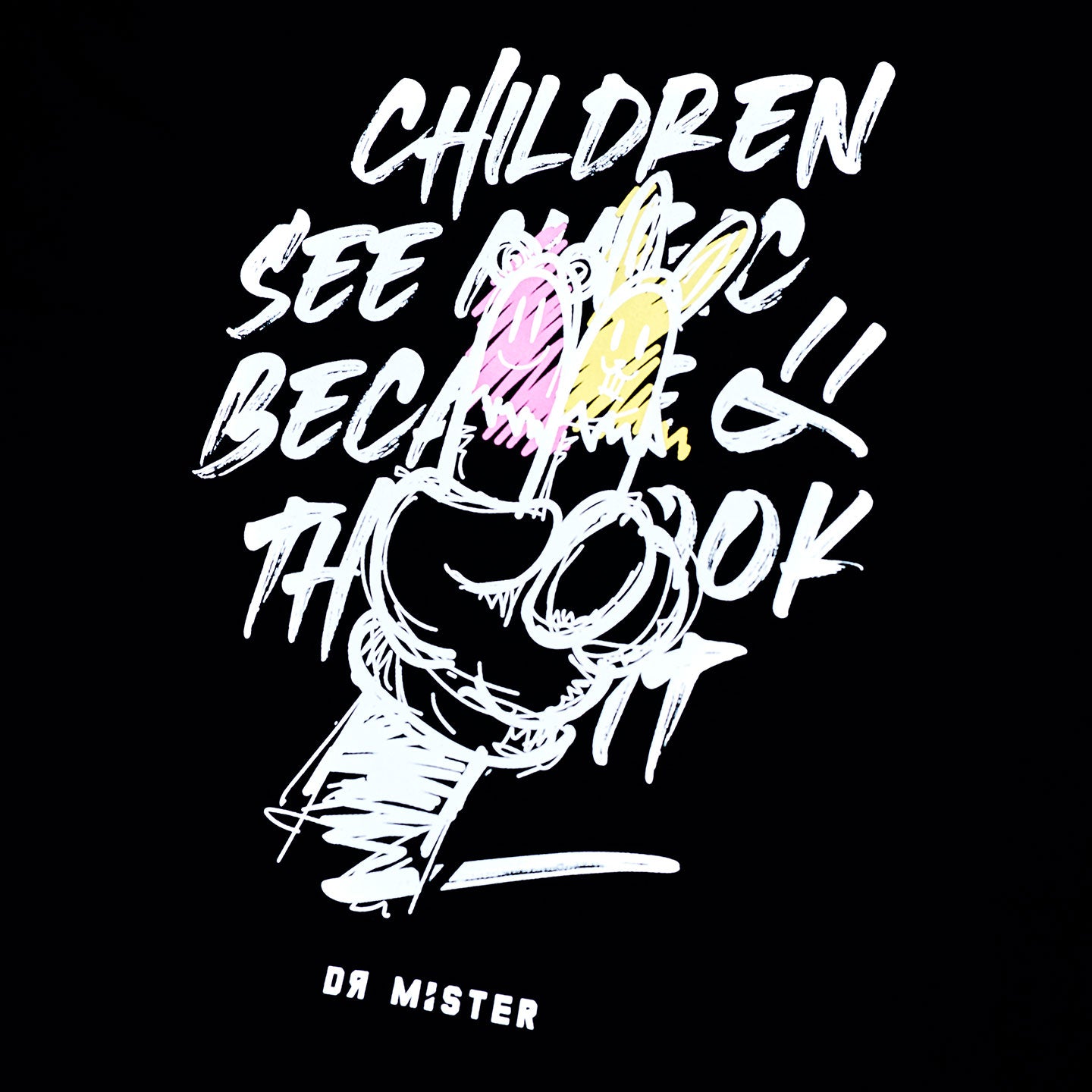 Peace Oversized Tee - Black (Isetan SG Exclusive)