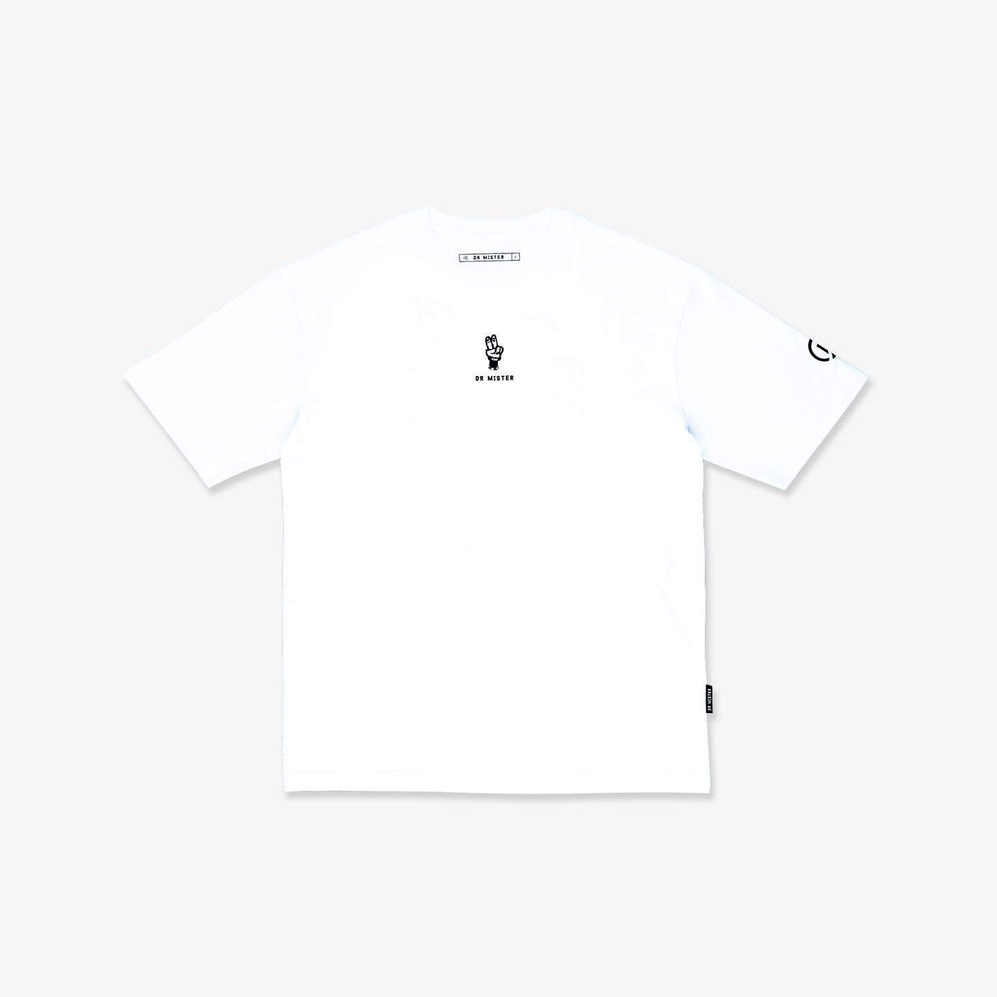 Peace Oversized Tee - White (Isetan SG Exclusive)