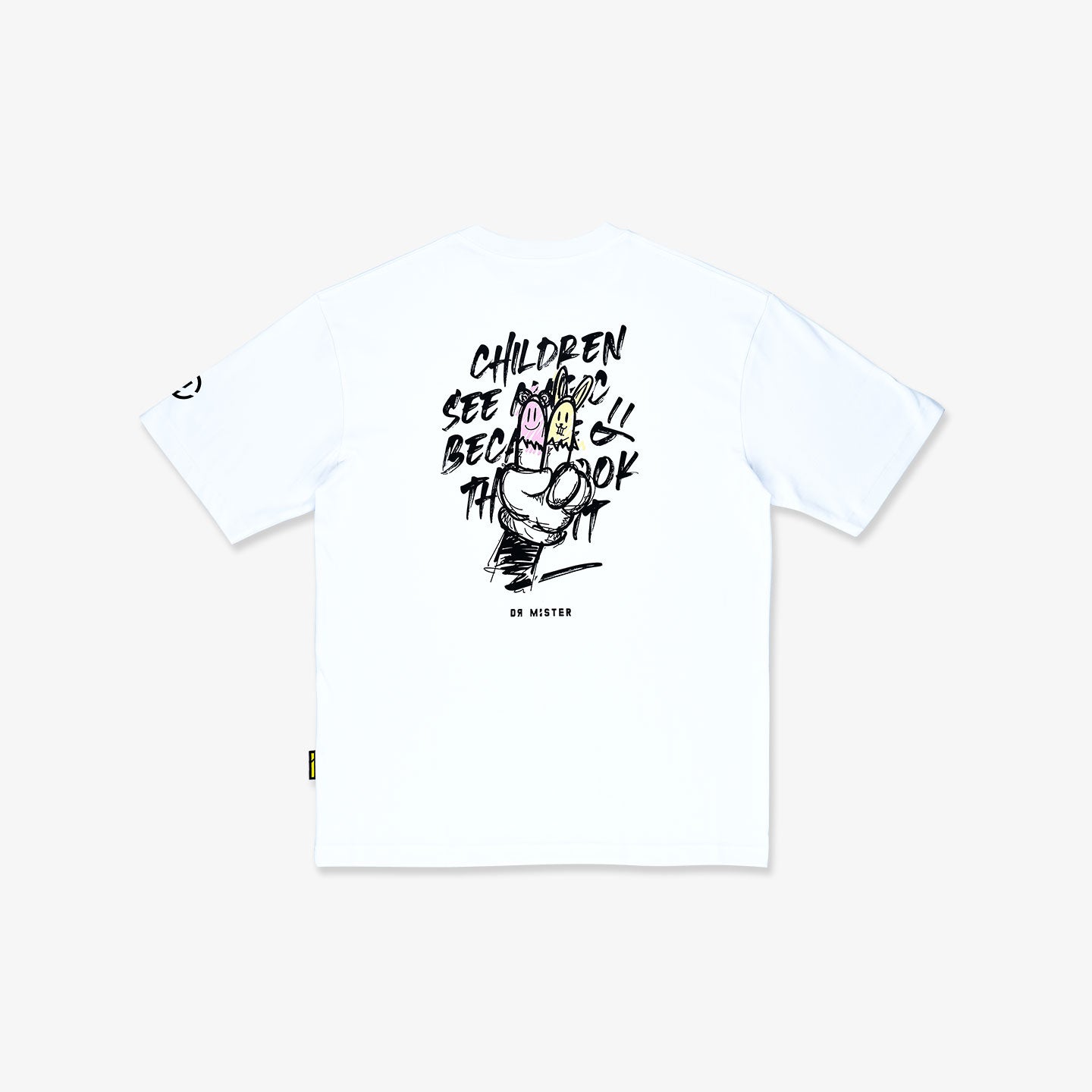 Peace Oversized Tee - White (Isetan SG Exclusive)
