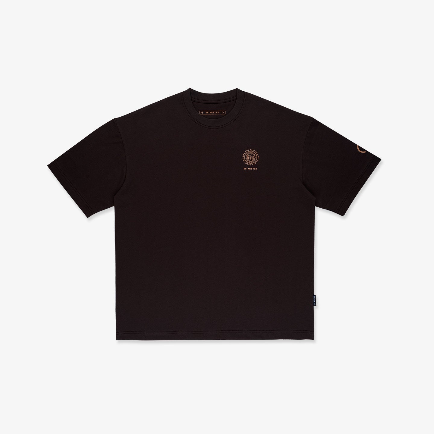 Globe Broad Tee - Umber Brown