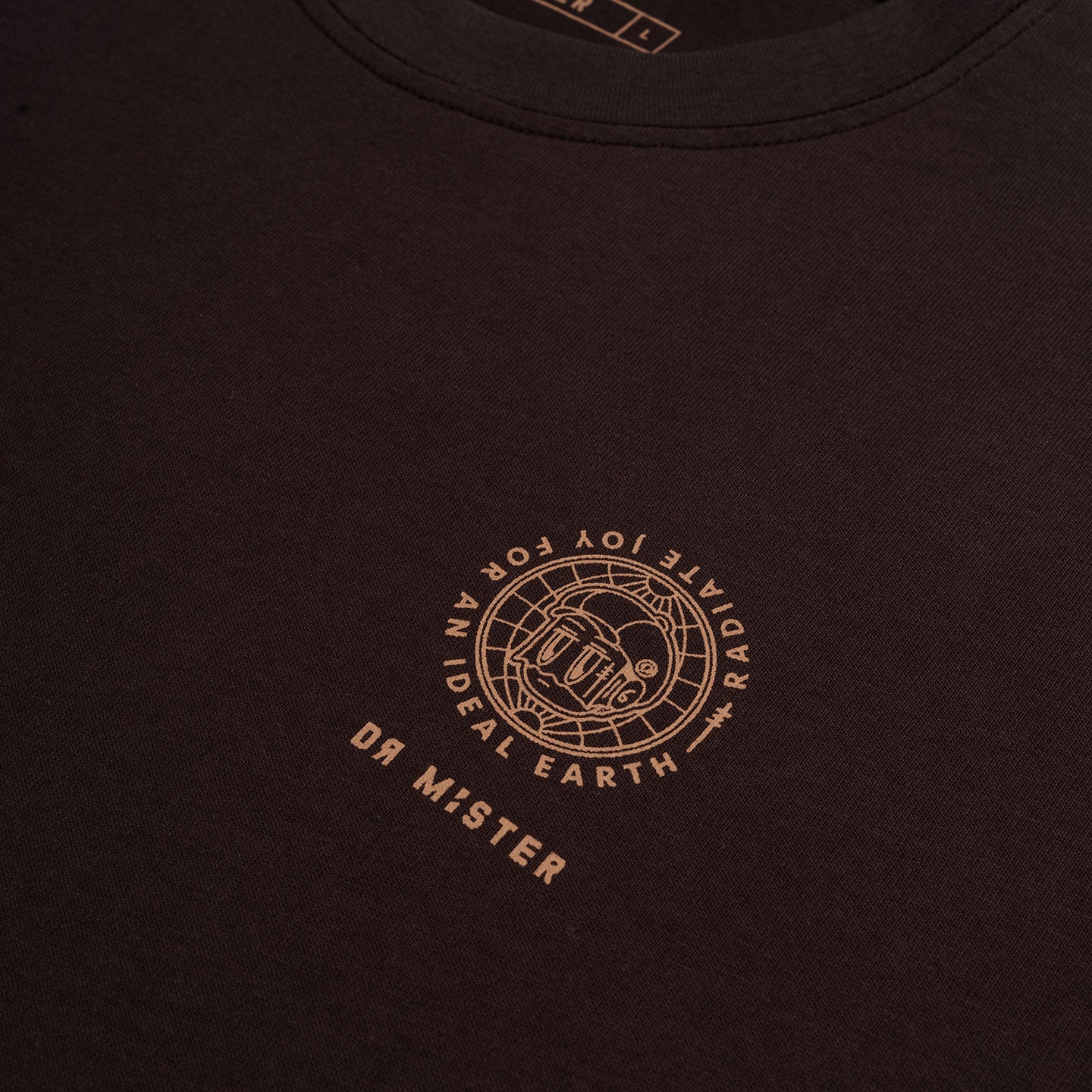 Globe Broad Tee - Umber Brown