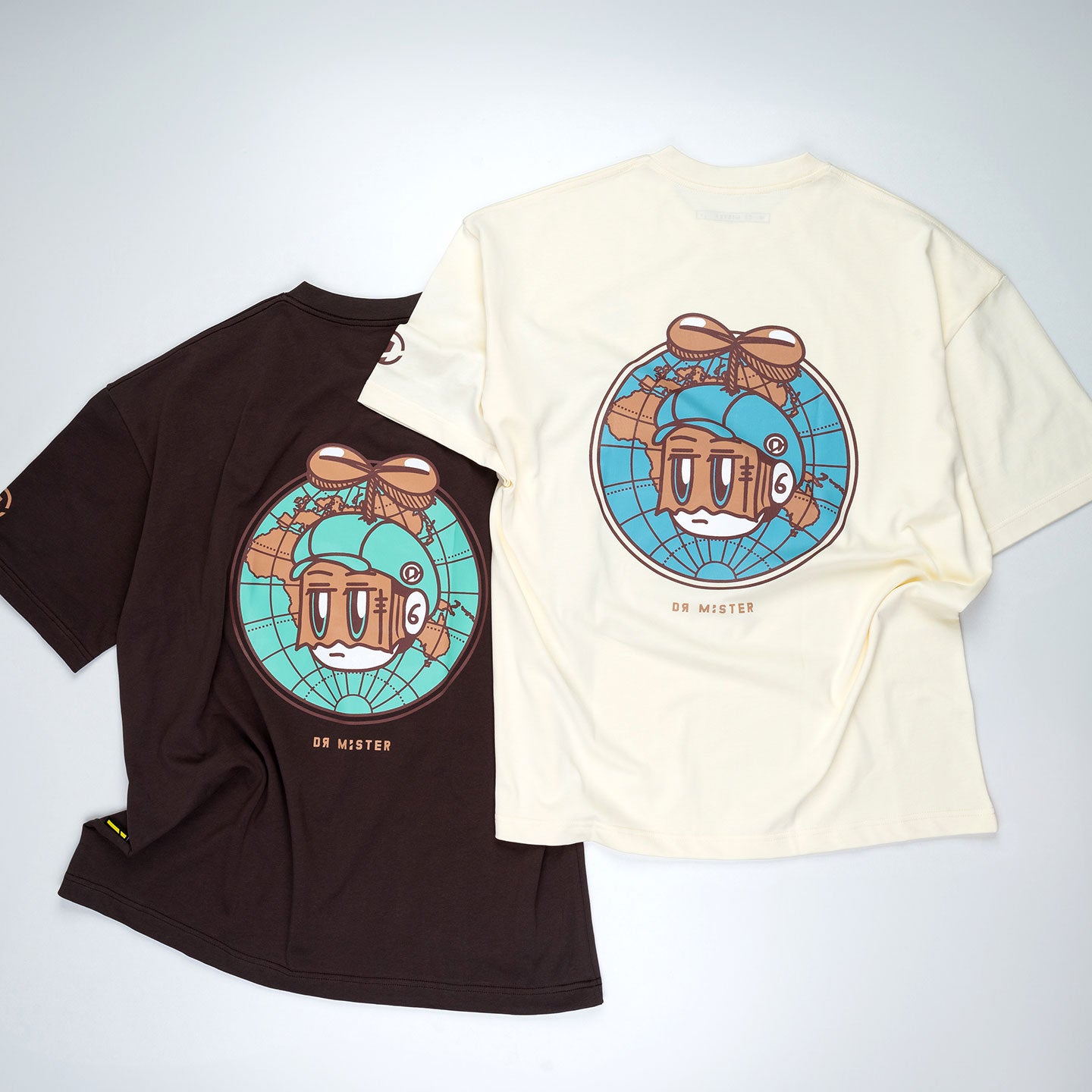 Globe Broad Tee - Umber Brown