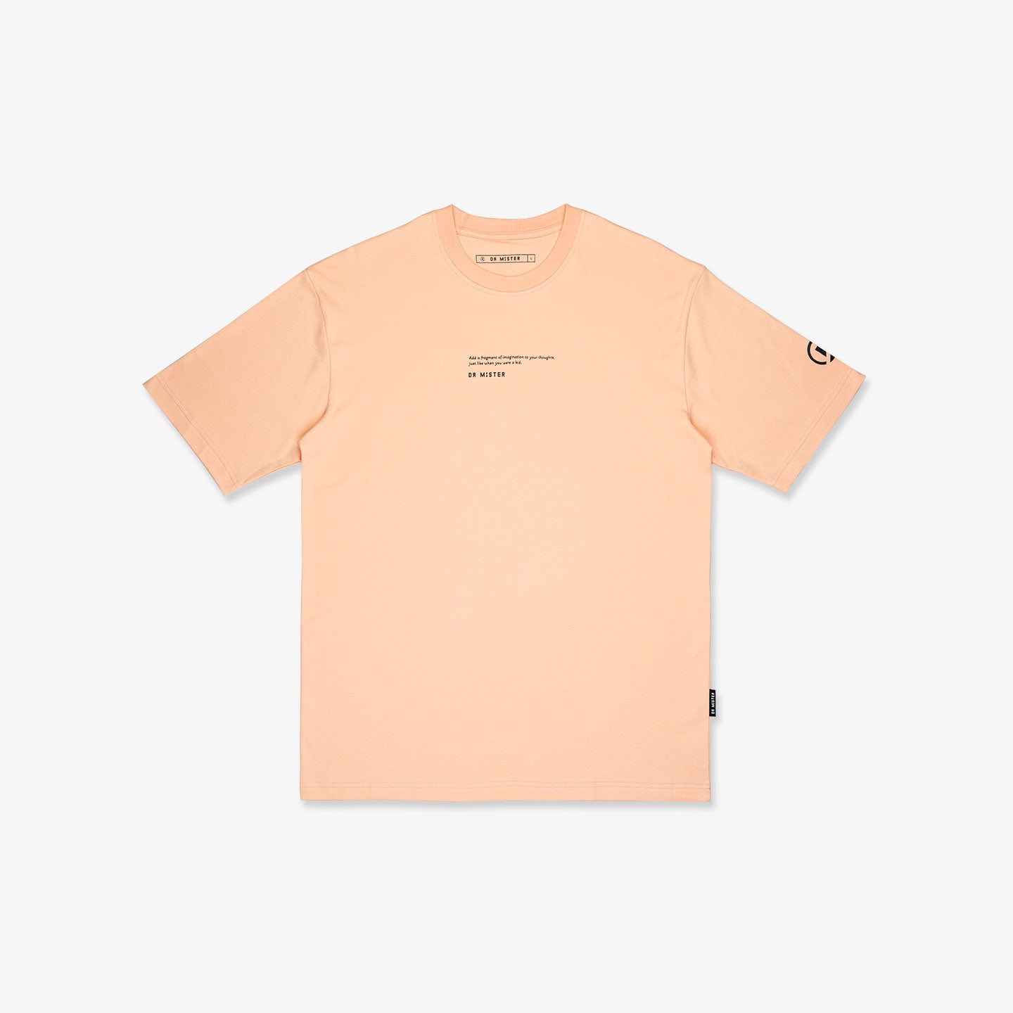 Balloon Duck Oversized Tee - Salmon Pink