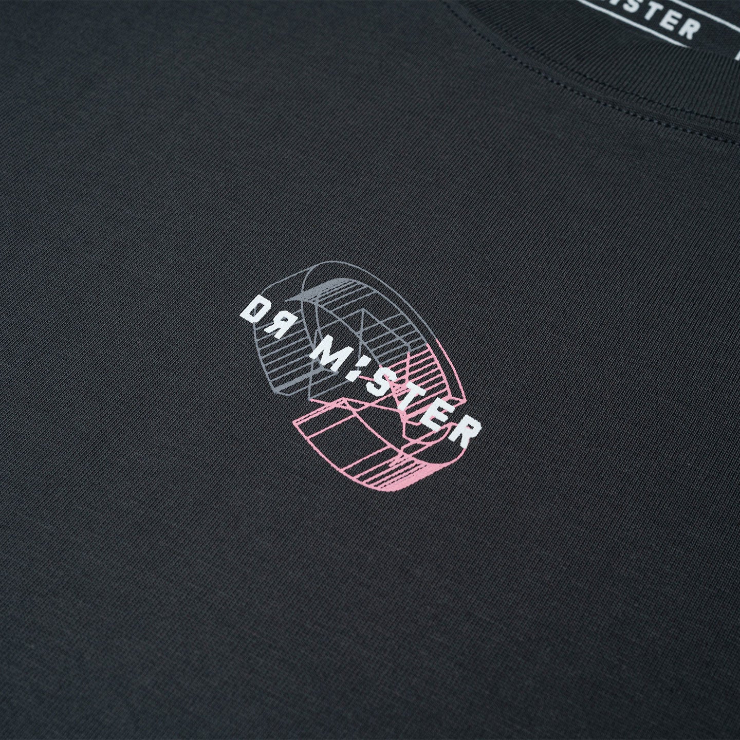 Blue Print Tee - Grey (Half Reflective)