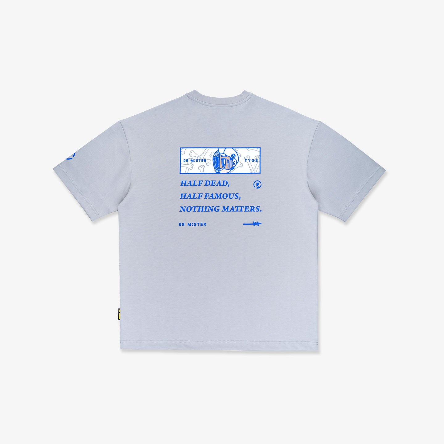 Bones Broad Tee - Light Grey