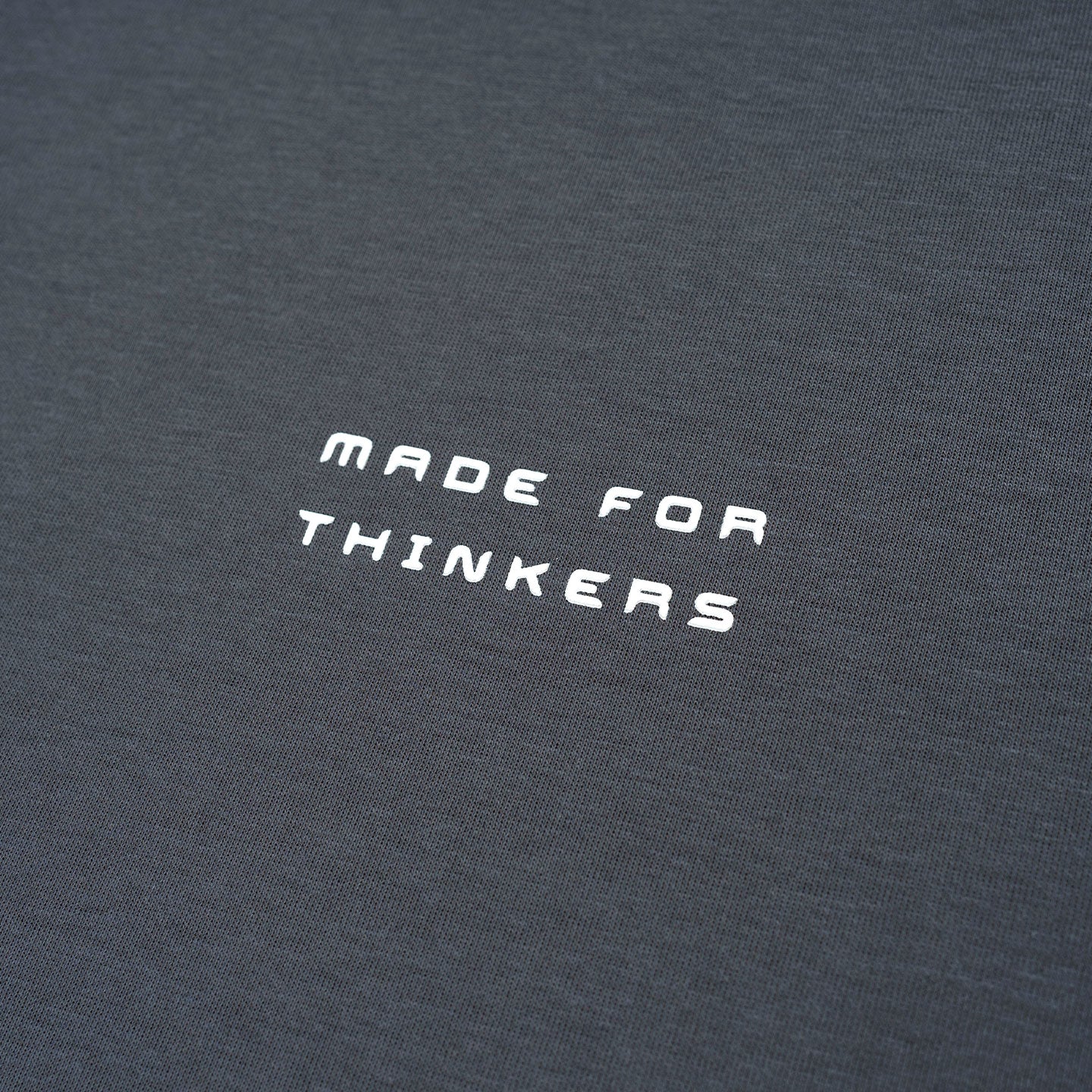 Chrome Abbr Broad Tee - Grey