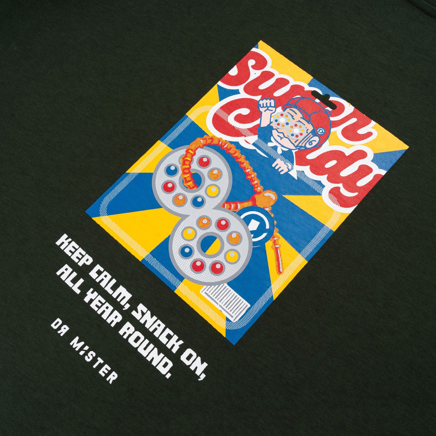 Candy Pack Broad Tee - Olive Green