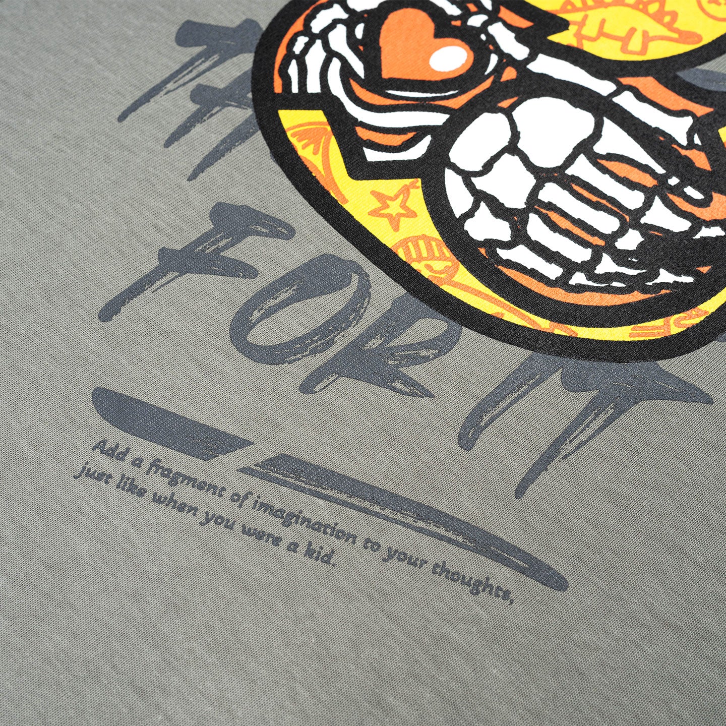 Children See Magic Broad Tee - Cool Grey