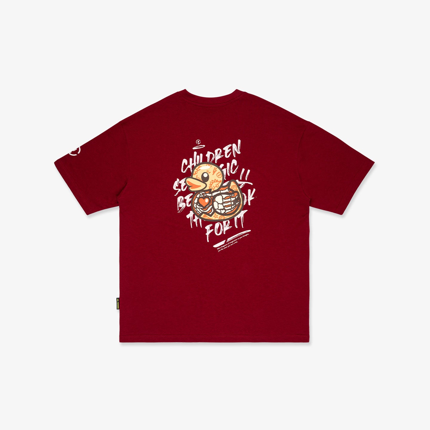 Children See Magic Broad Tee - Wine Red