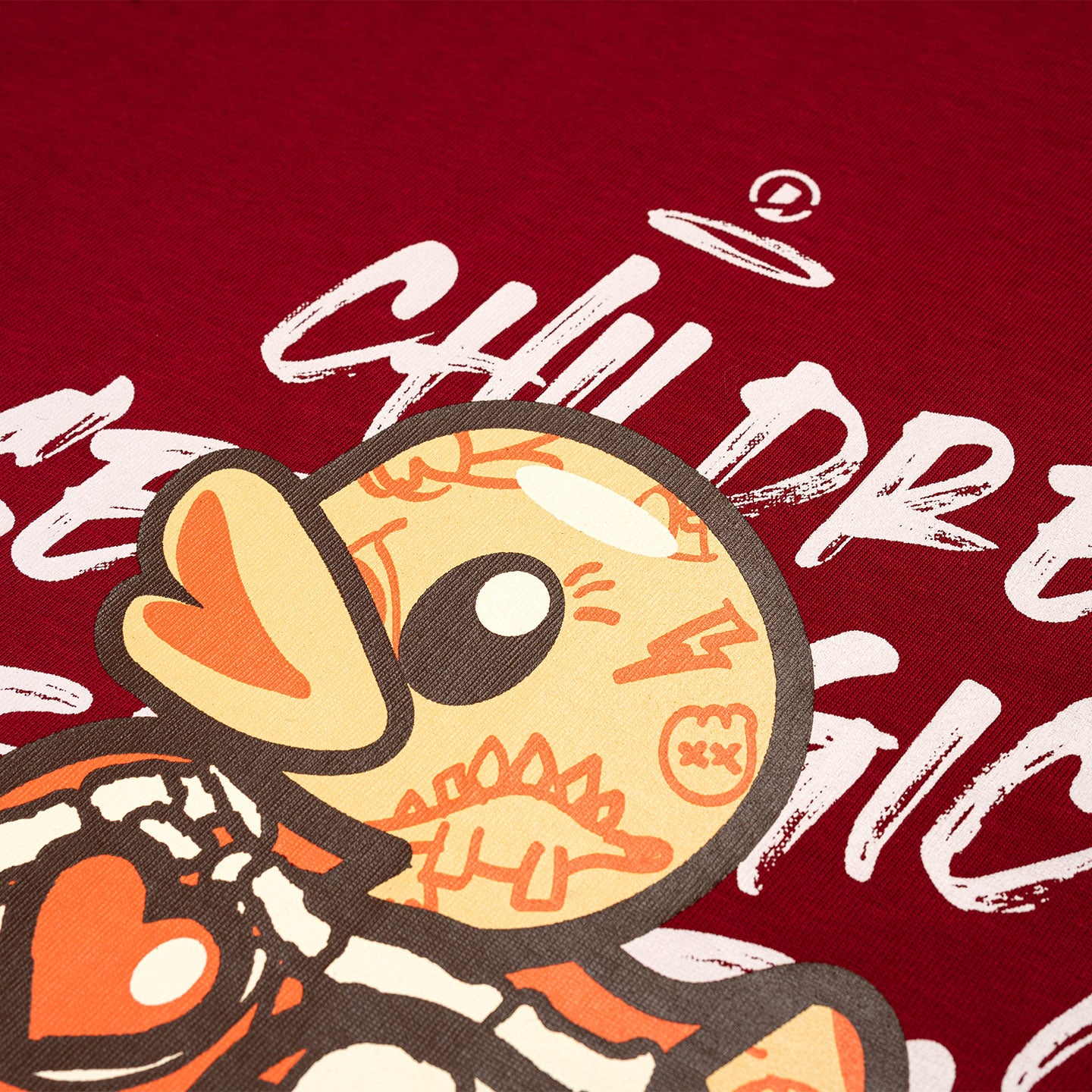 Children See Magic Broad Tee - Wine Red