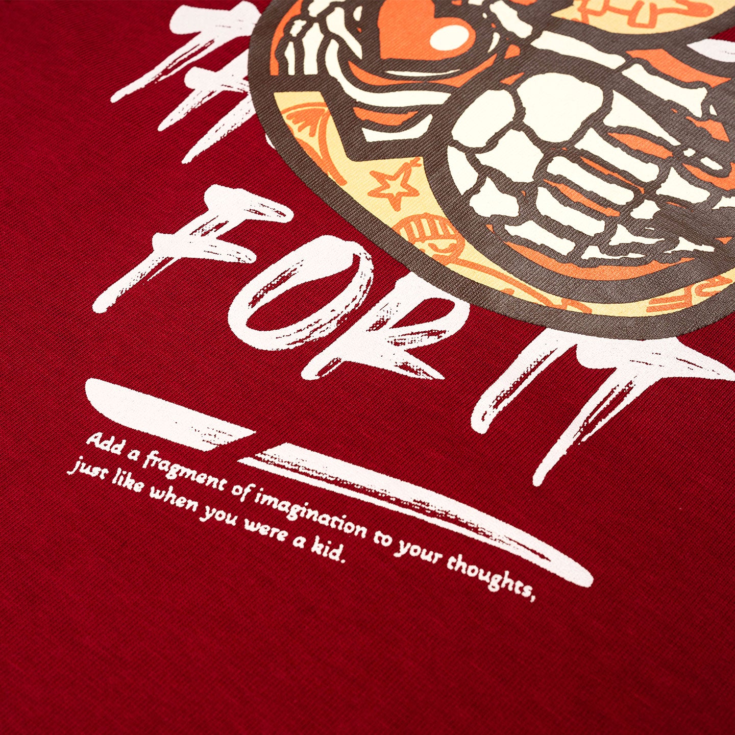 Children See Magic Broad Tee - Wine Red