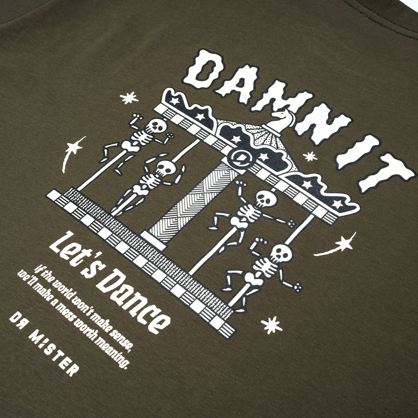 Dancing Tee - Olive Green