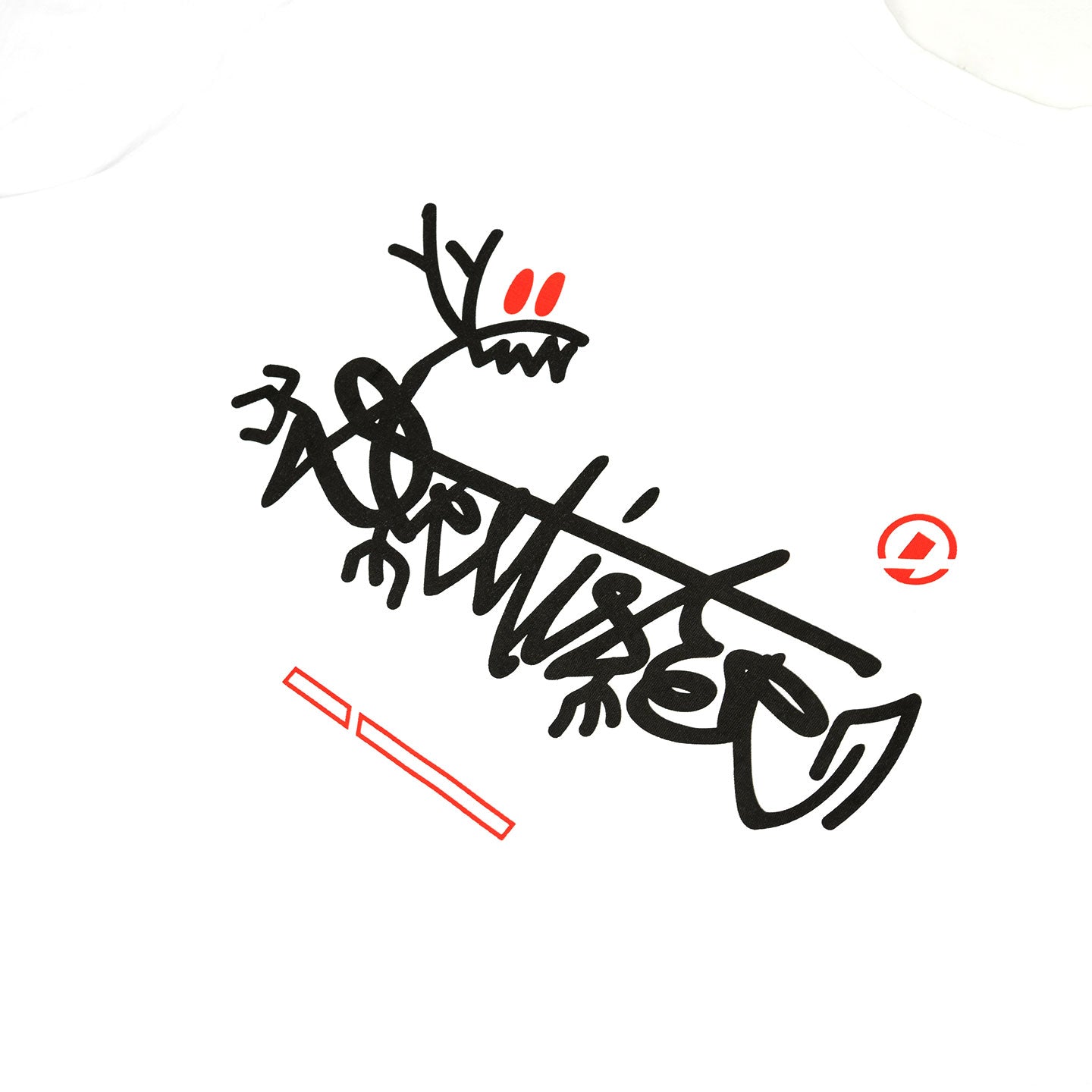 Dragon Signature Broad Tee - White