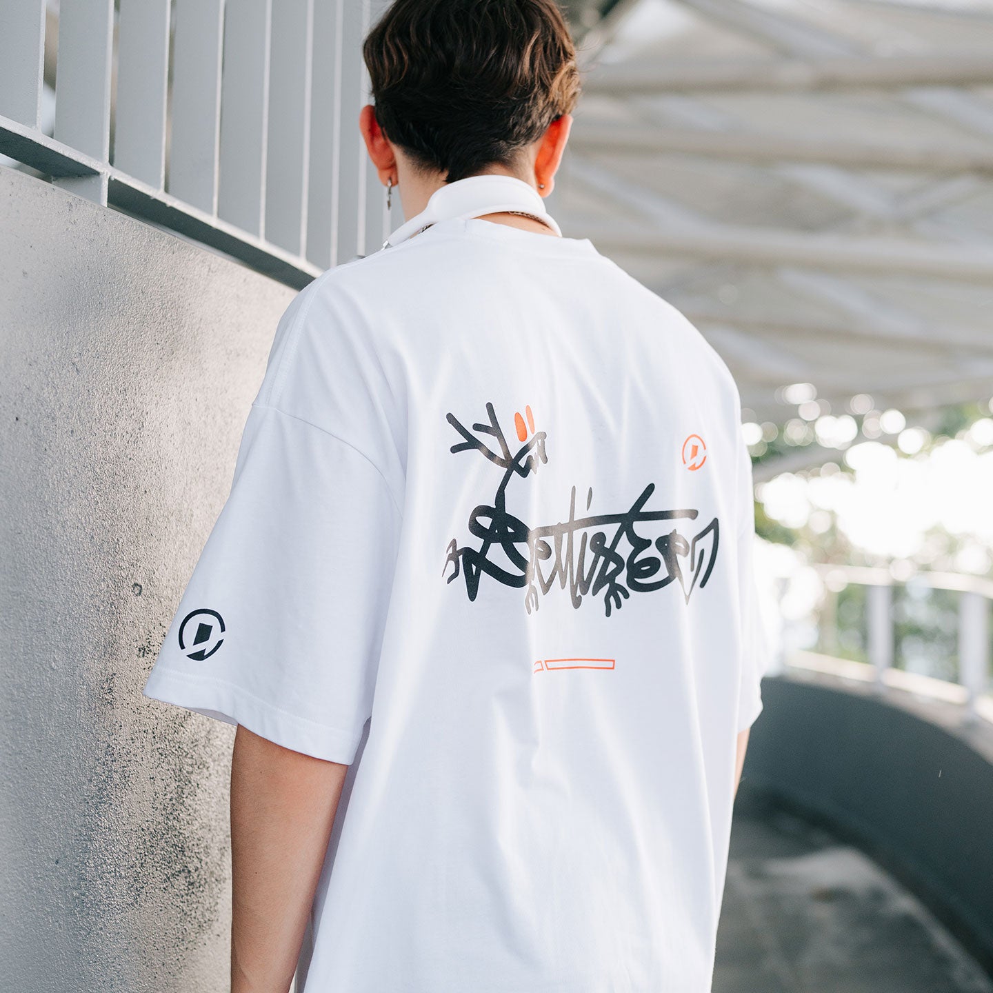 Dragon Signature Broad Tee - White