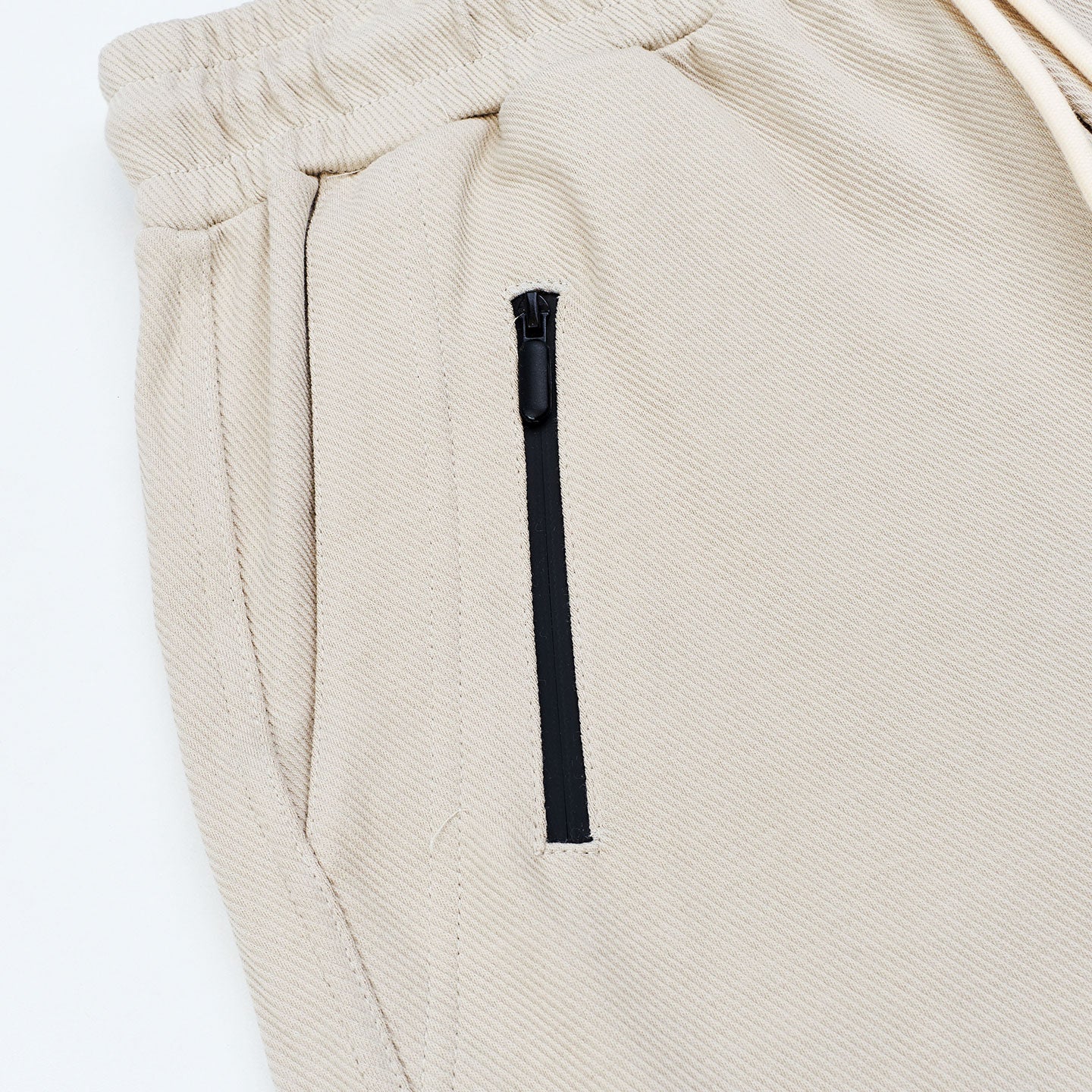 Brand Motif Track Shorts - Bone Beige