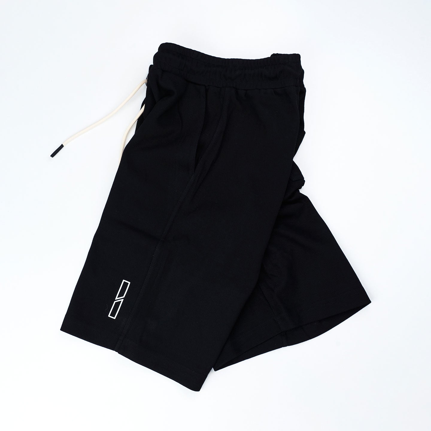 Brand Motif Track Shorts - Black