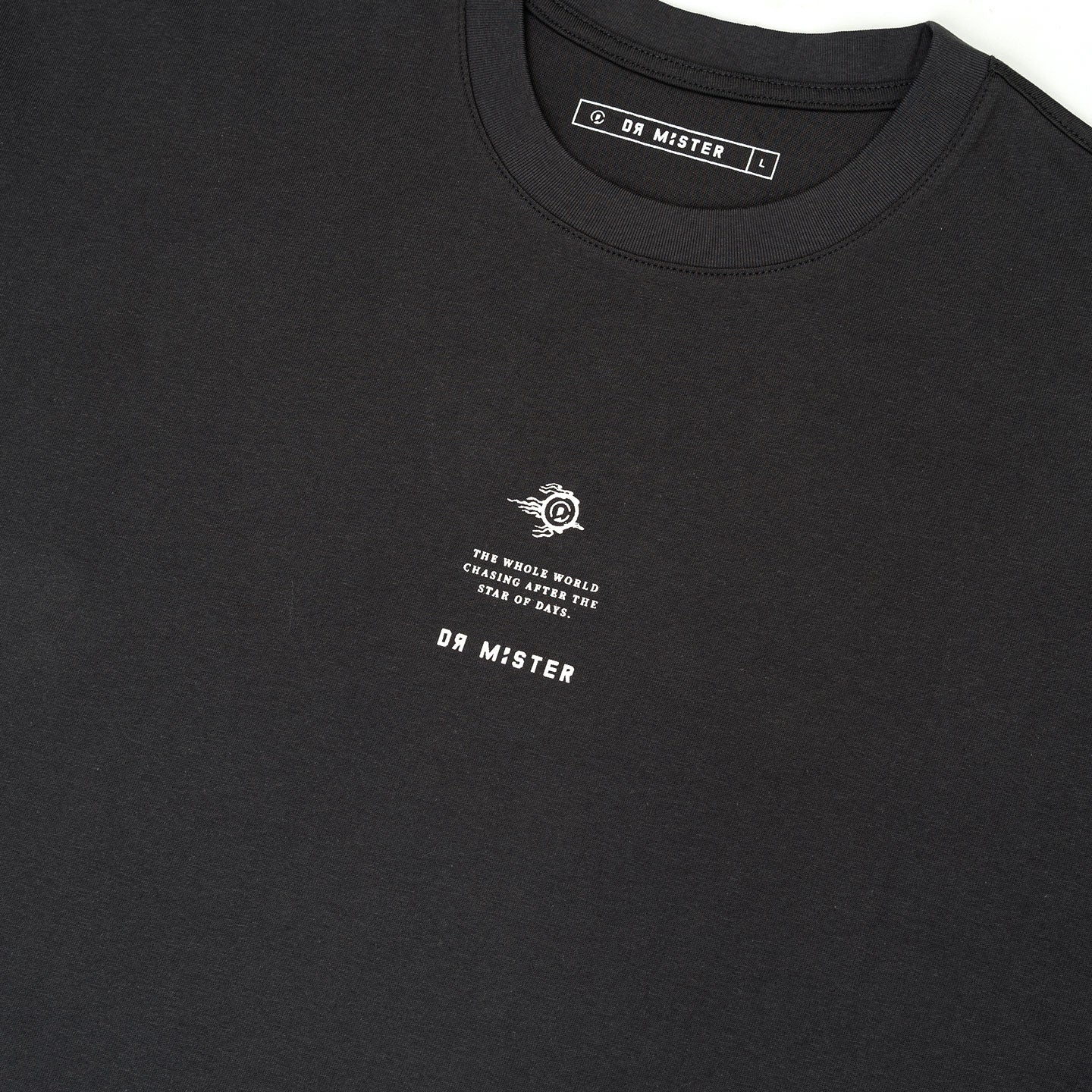 Flaming Pearl Broad Tee - Grey