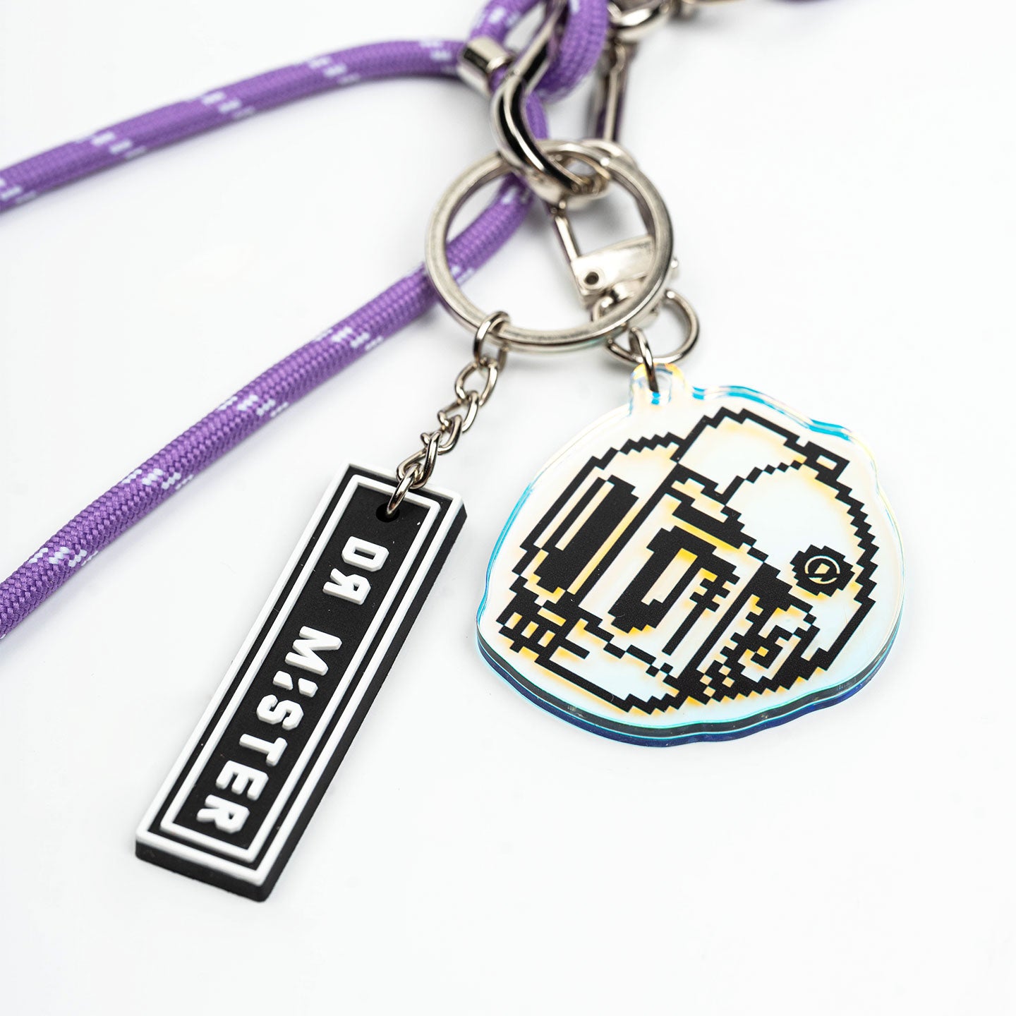 Duo Charms Paracord Keychain