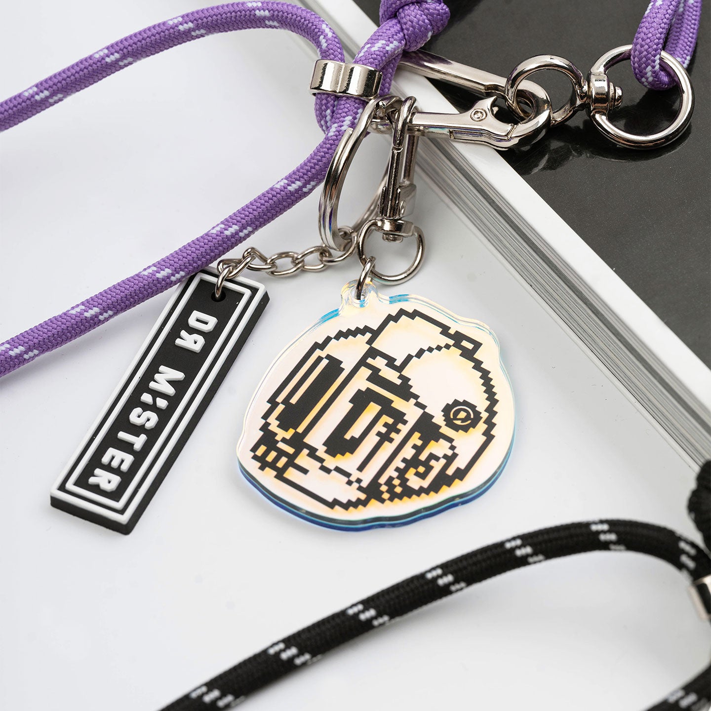 Duo Charms Paracord Keychain