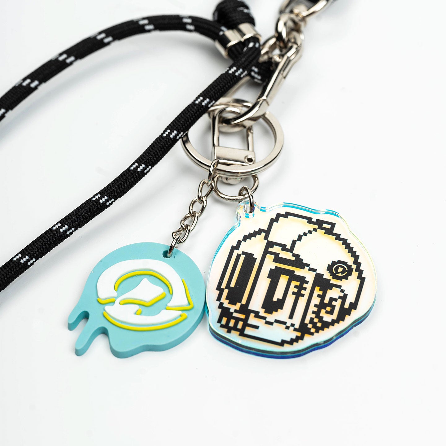 Duo Charms Paracord Keychain
