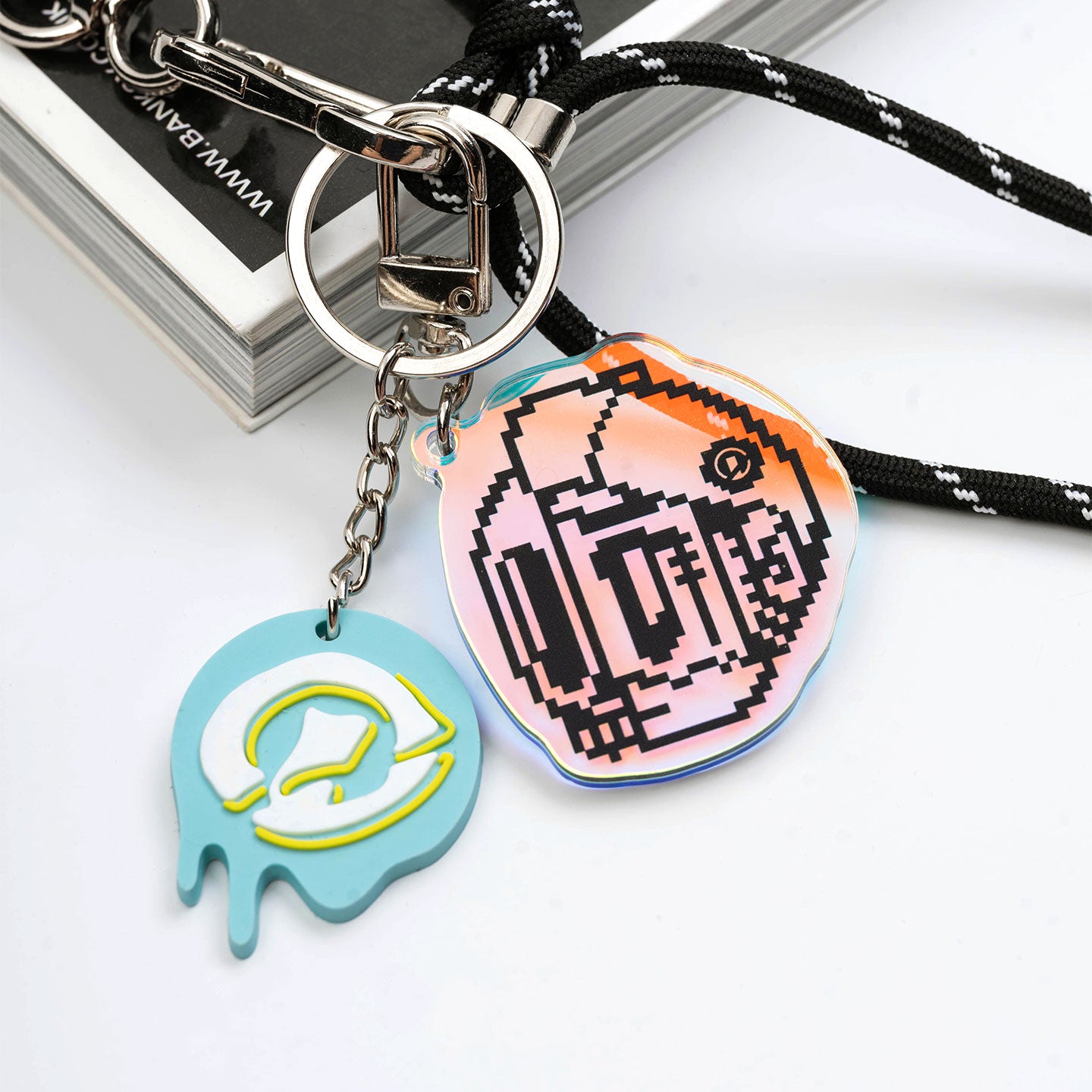 Duo Charms Paracord Keychain