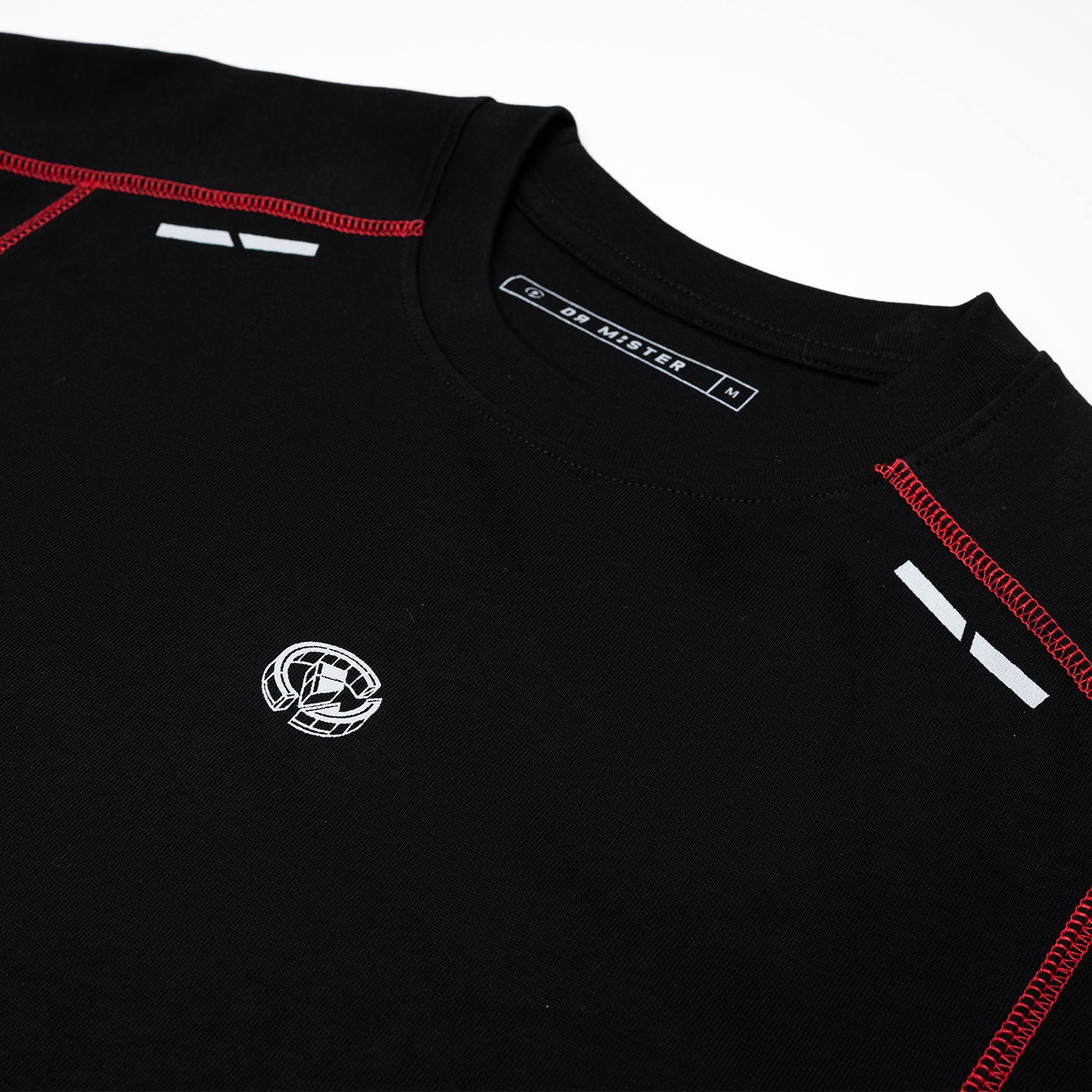 Futur Panelled Tee – Black