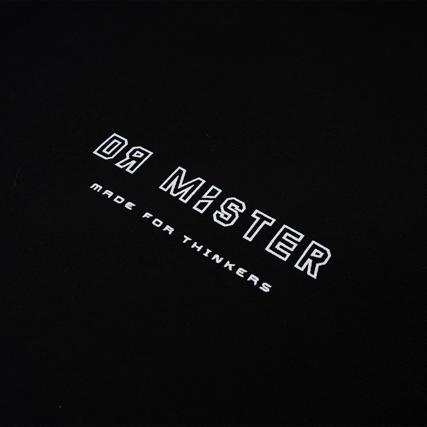 Futur Panelled Tee – Black