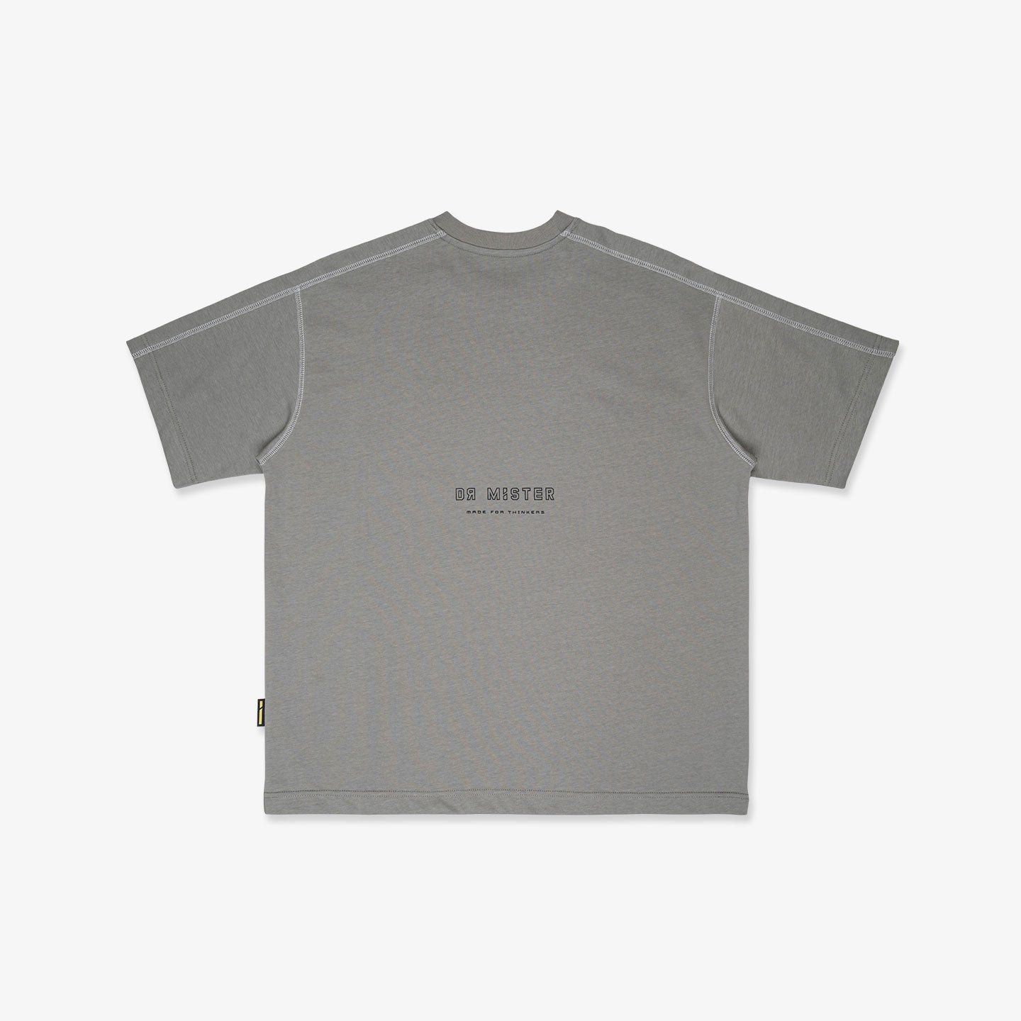 Futur Panelled Tee – Cool Grey