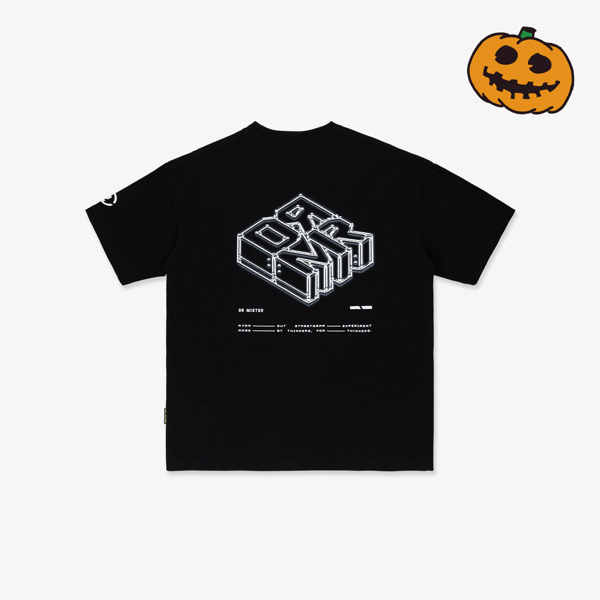 Gleam Abbr Broad Tee - Black
