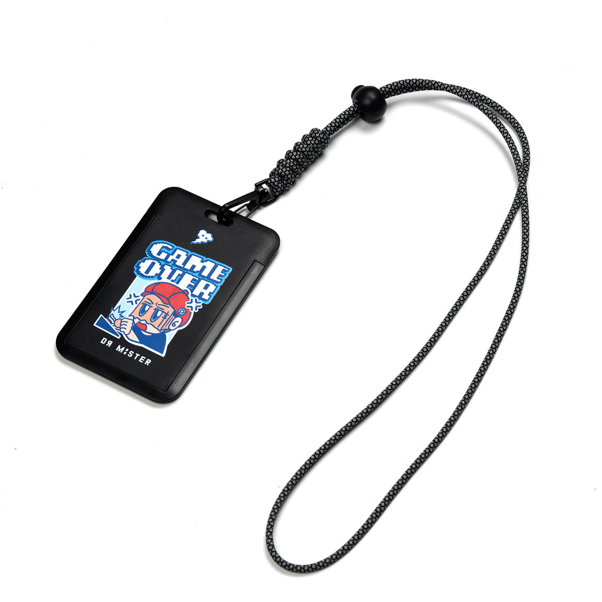Game Over ID Holder with Extended Paracord