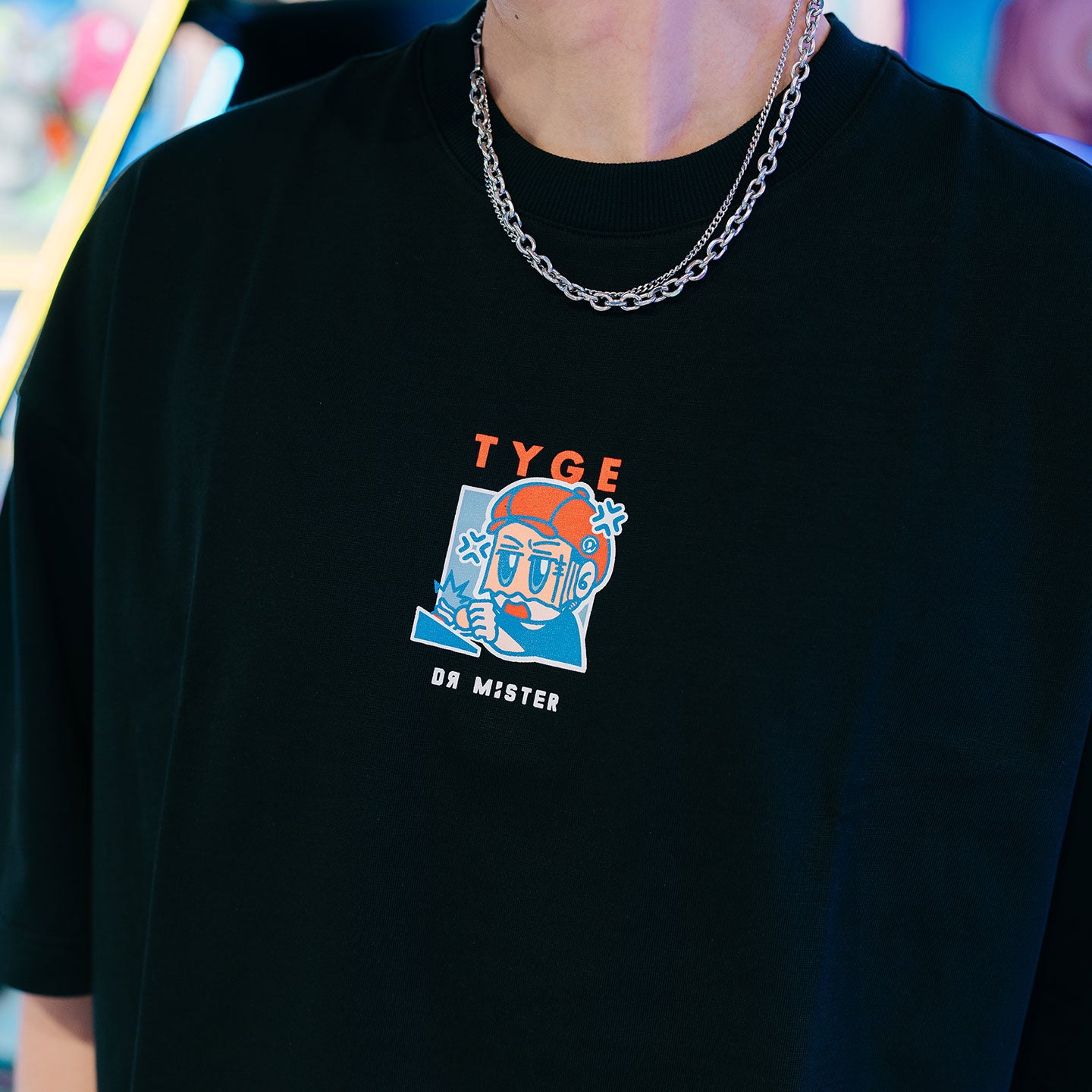 Game On Broad Tee - Black