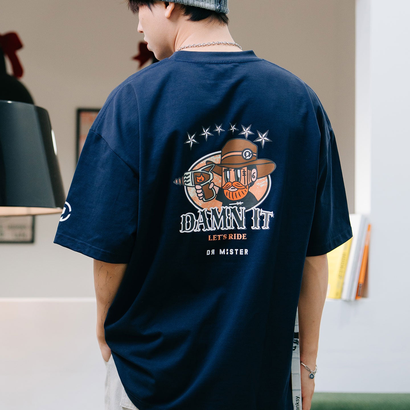 Gunslinger Tee - Navy Blue