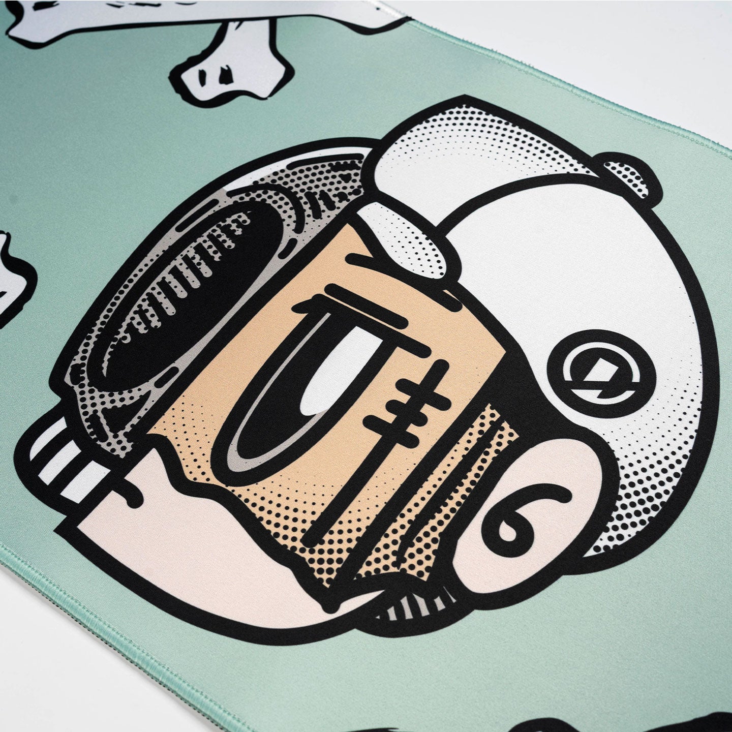 Half Dead Half Famous Desk Mat - Mint
