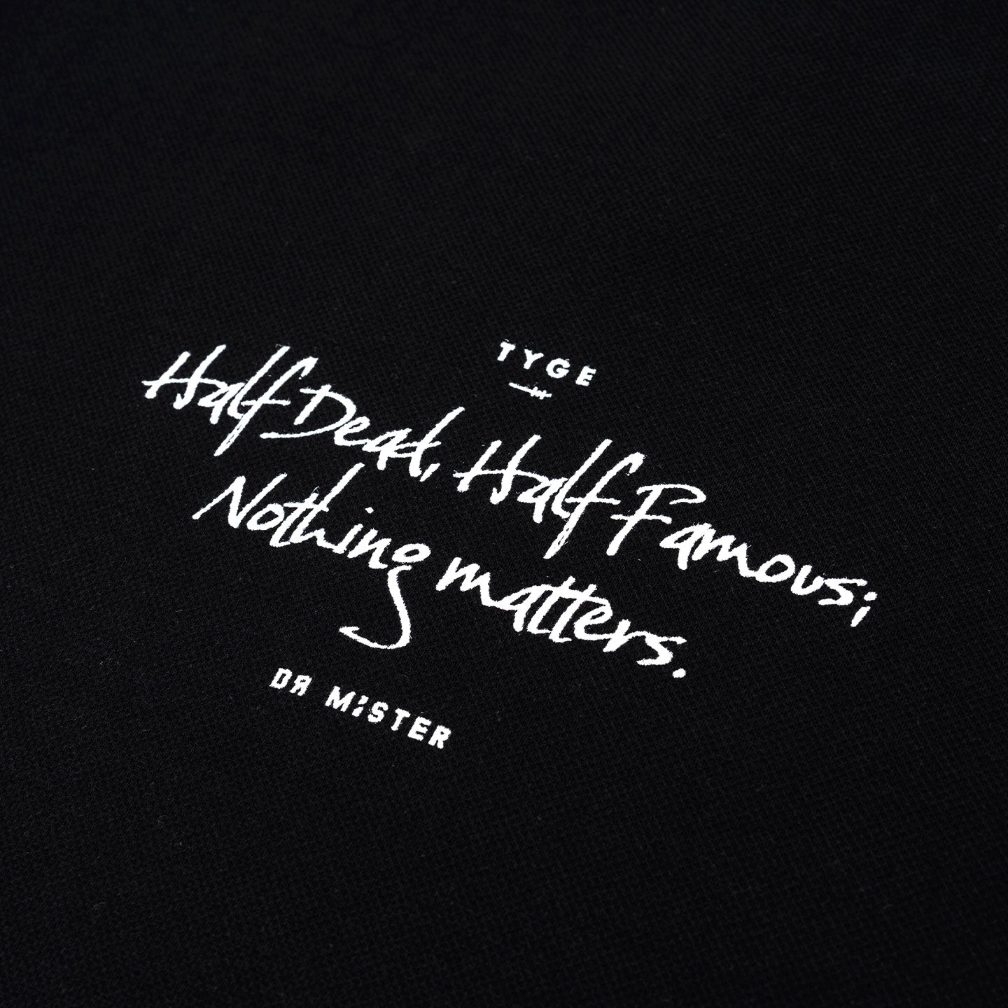 HDHF Patched Polo Tee - Black