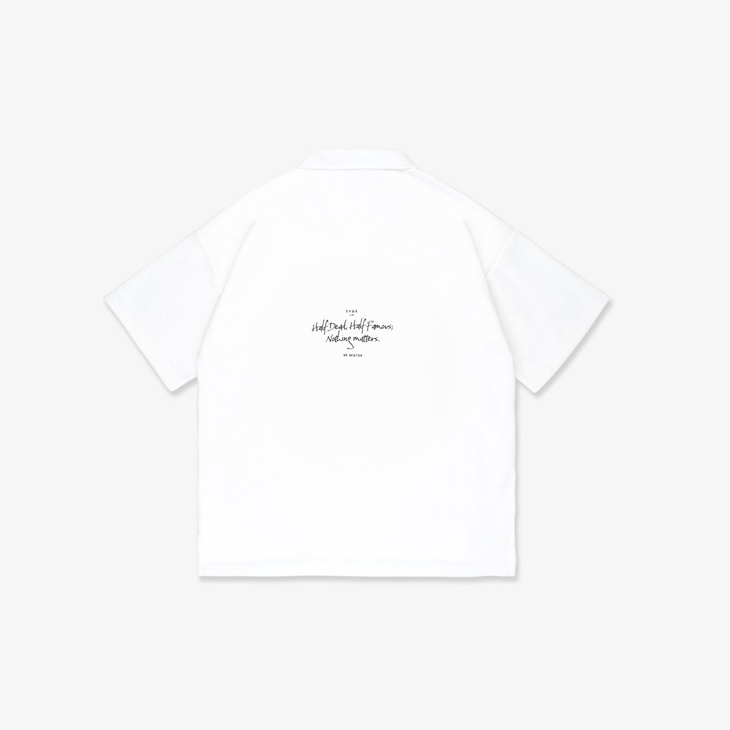 HDHF Patched Polo Tee - White