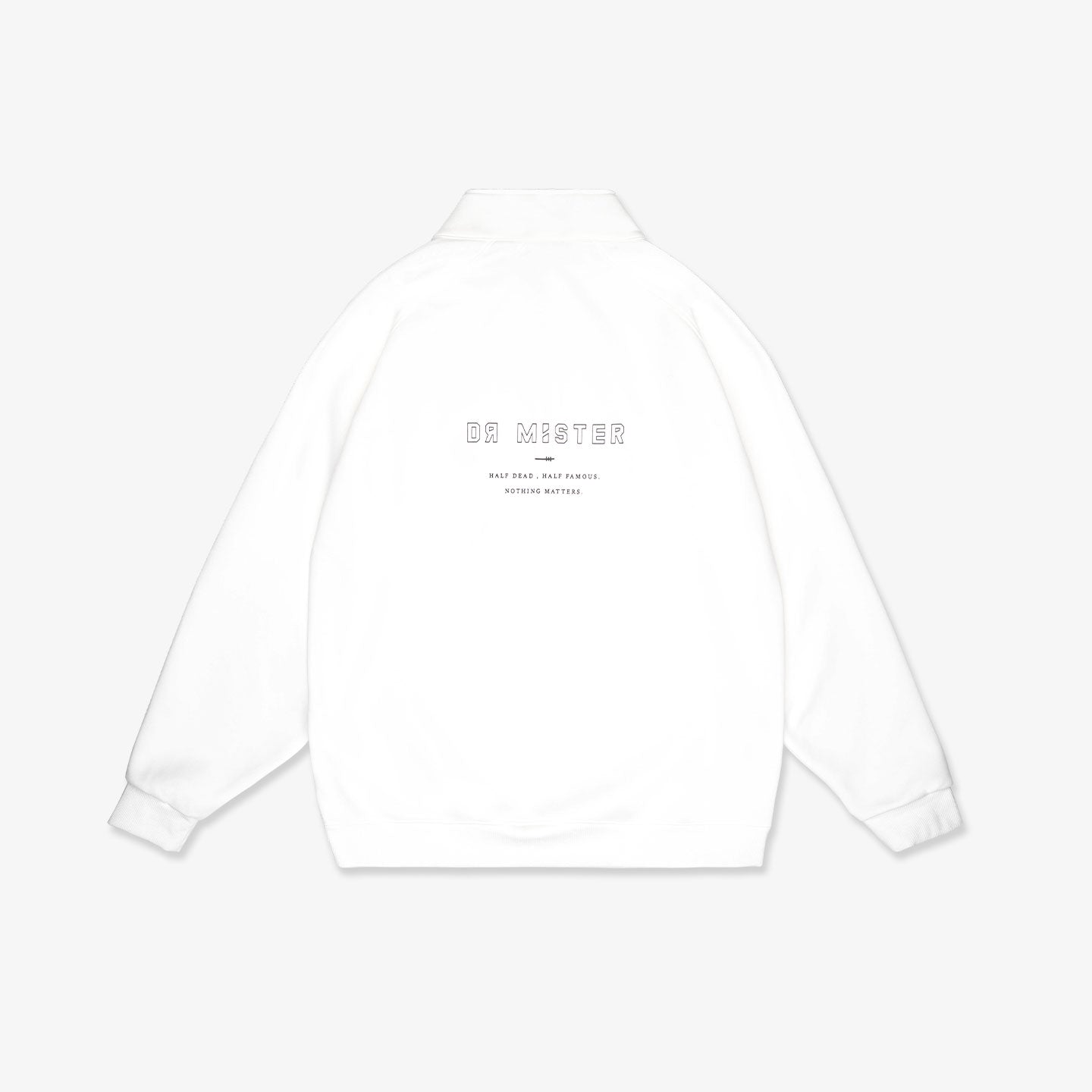 HDHF Deux Half Zip Sweatshirt - White