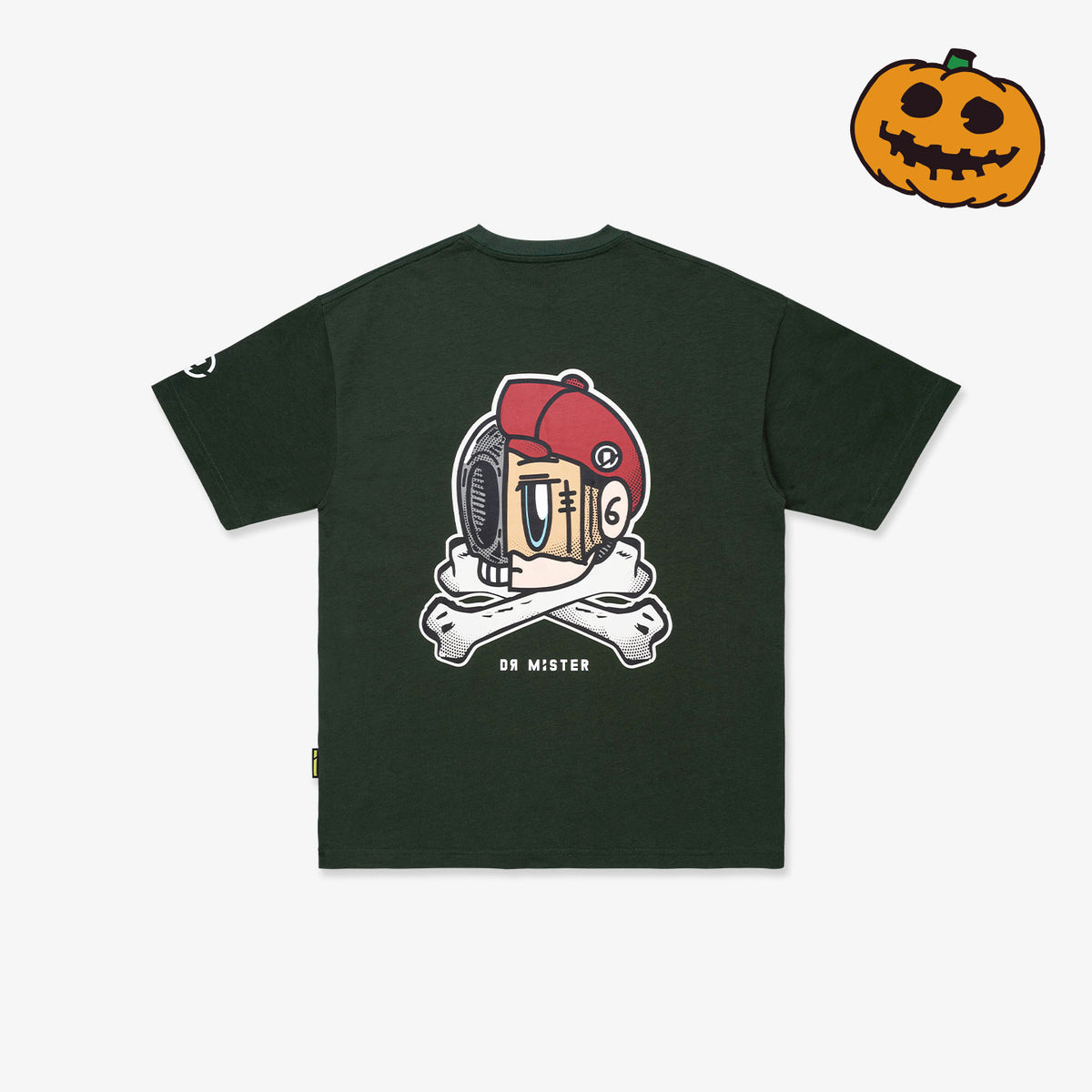 HDHF Jolly Roger Broad Tee - Sacramento Green