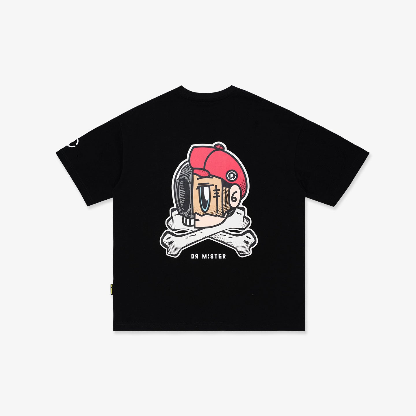 HDHF Jolly Roger Broad Tee -  Black