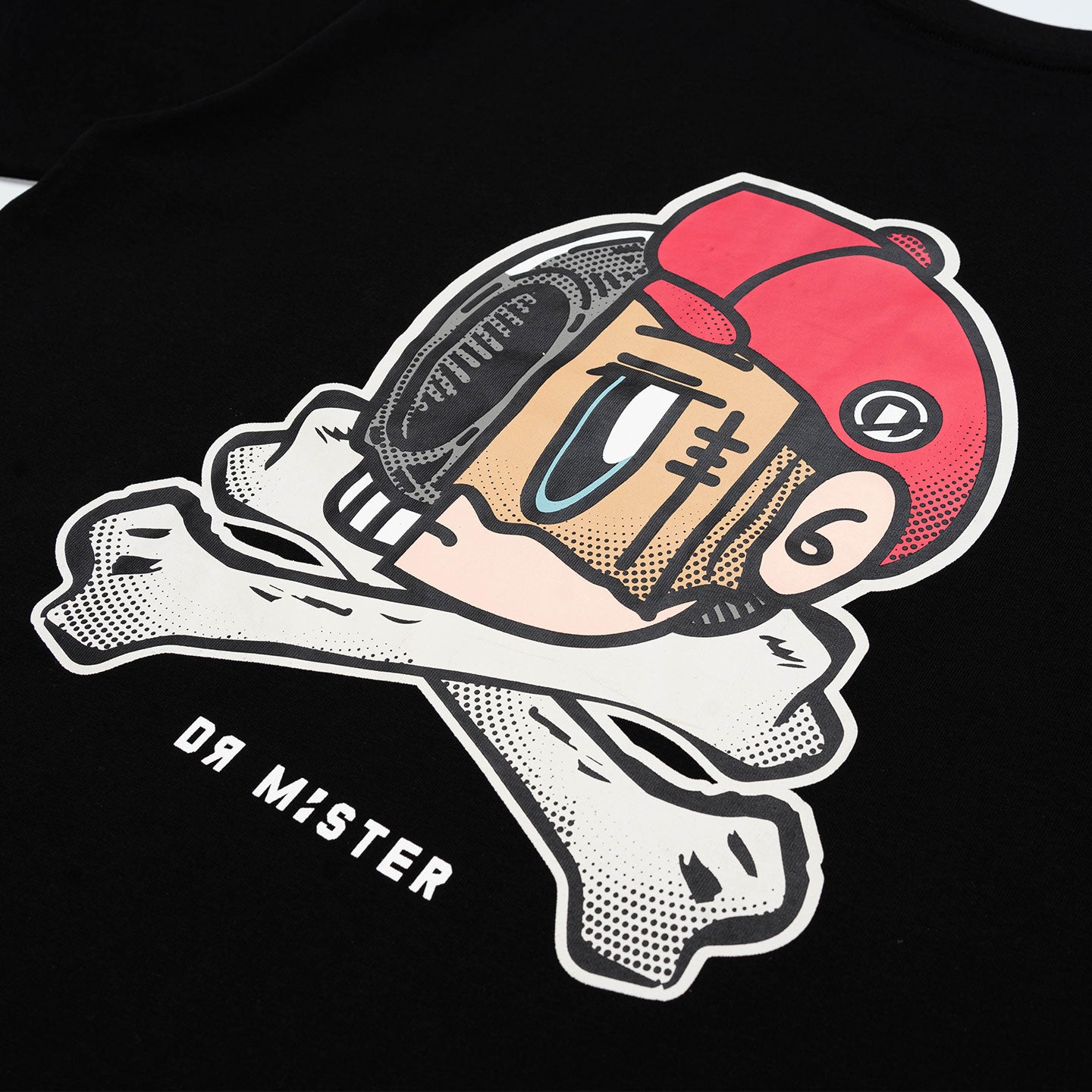 HDHF Jolly Roger Broad Tee -  Black