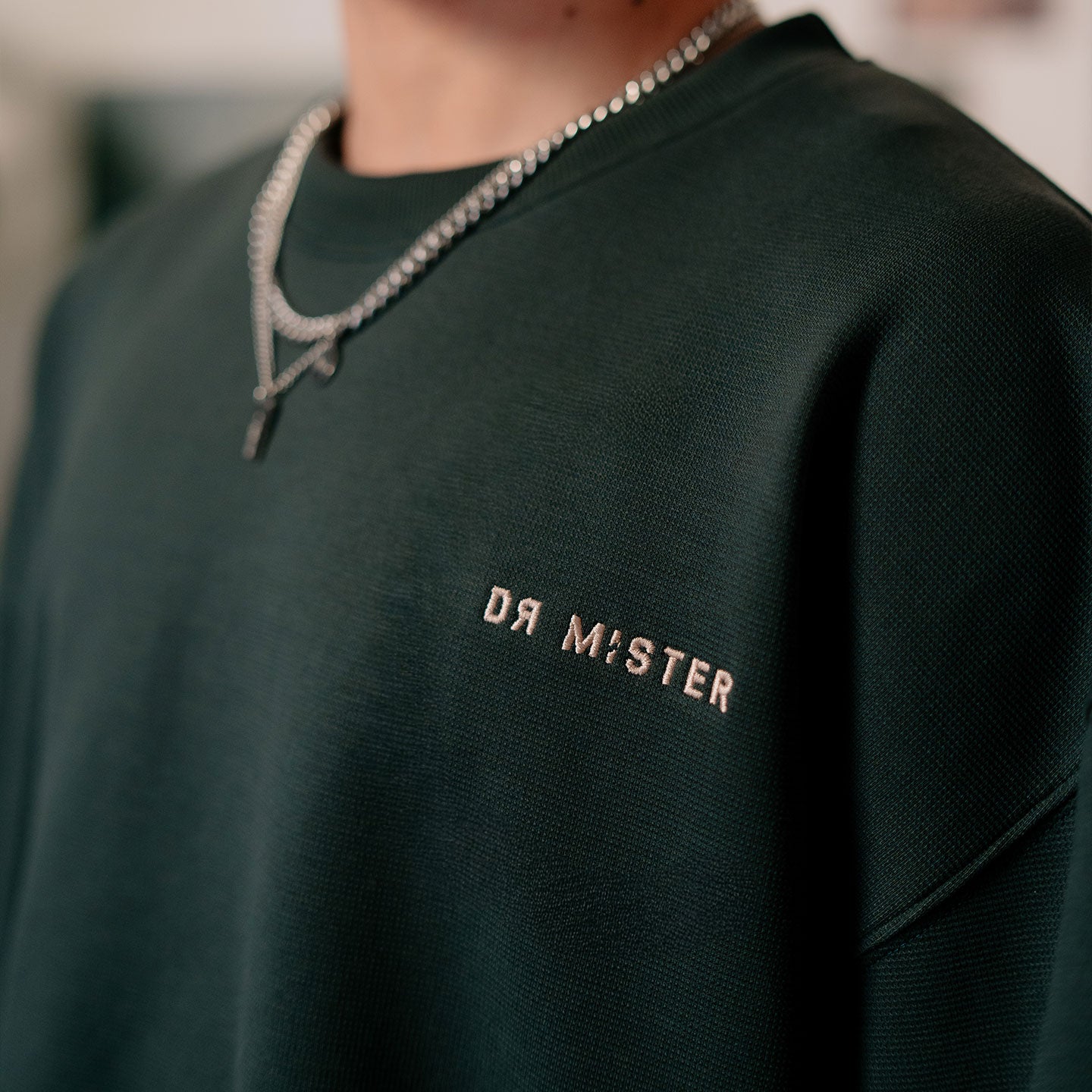 Genesis Grained Tee - Midnight Teal