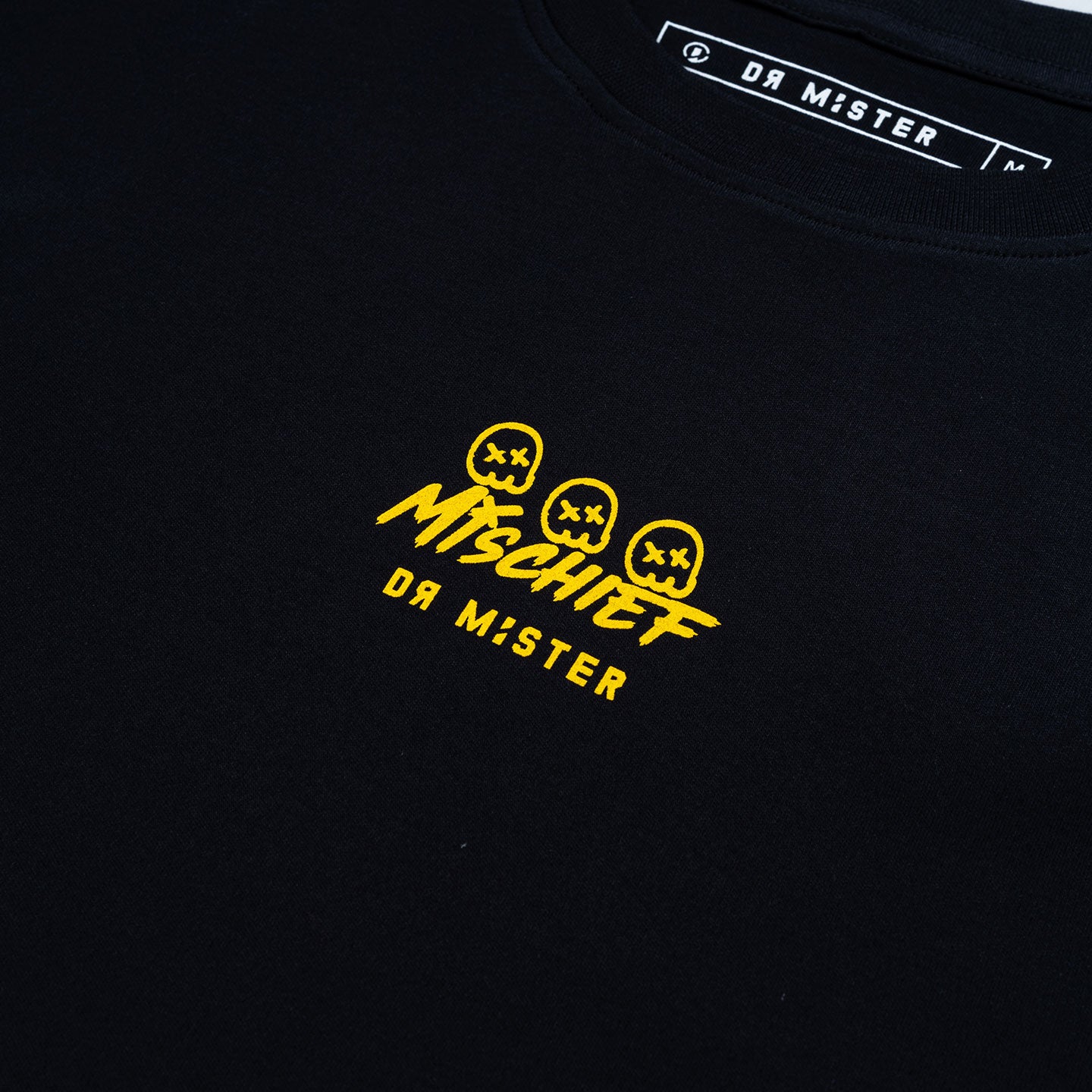 Angelic Oversized Tee - Black