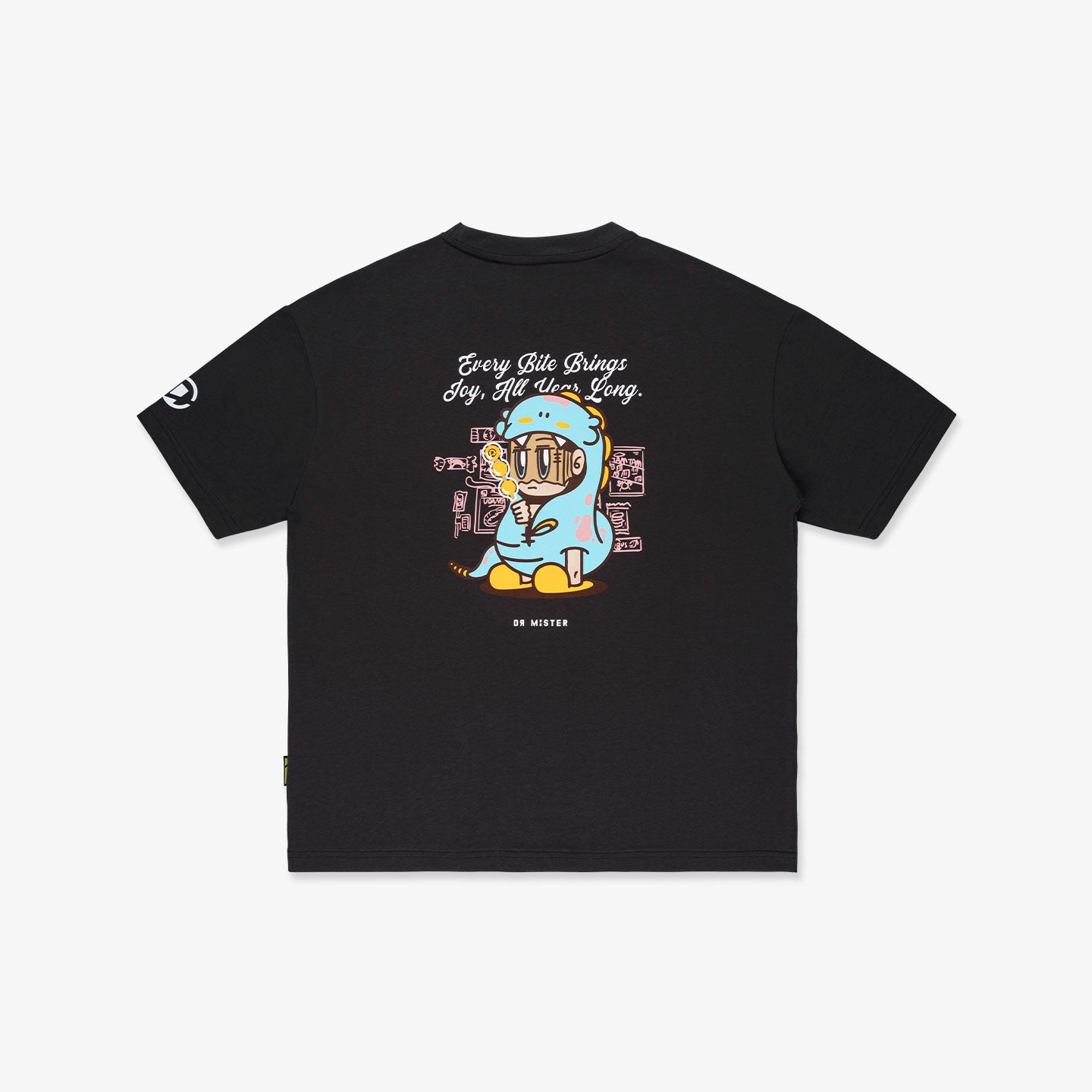Snack Mascot Broad Tee - Dark Grey