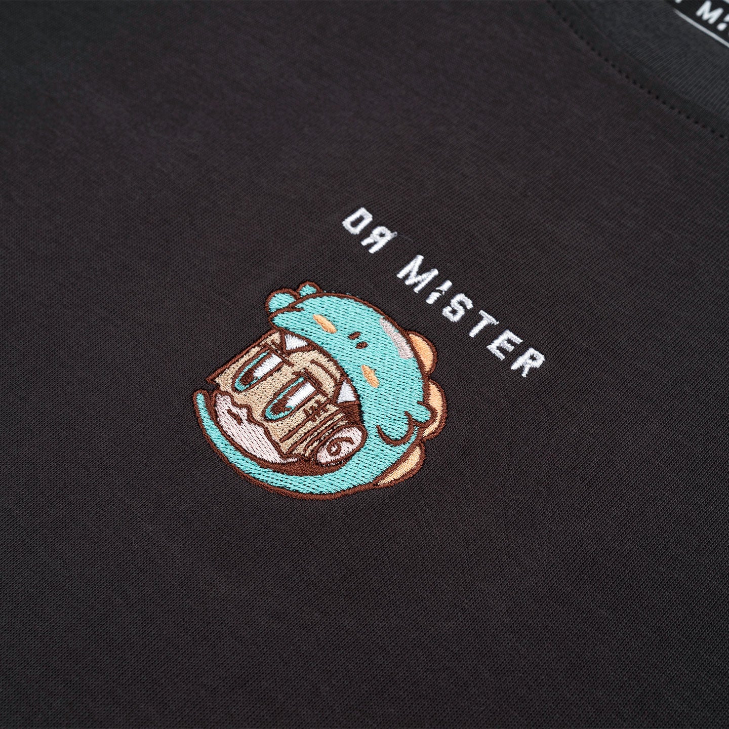 Snack Mascot Broad Tee - Dark Grey