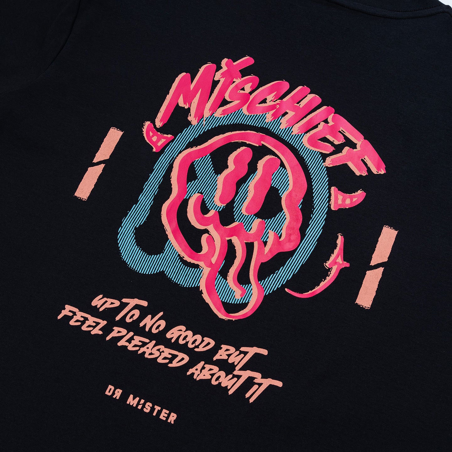 Devilish Oversized Tee- Black