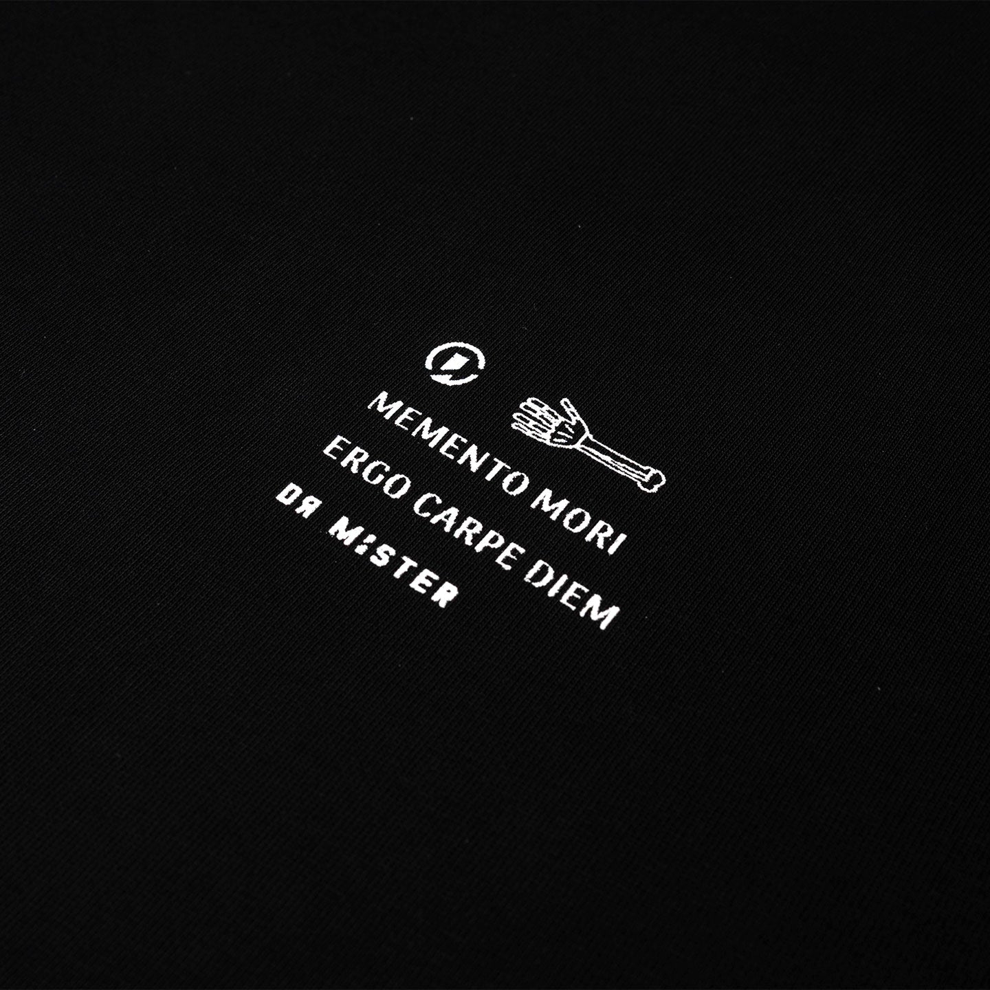 "Rewind" Memento Mori Tee – Black