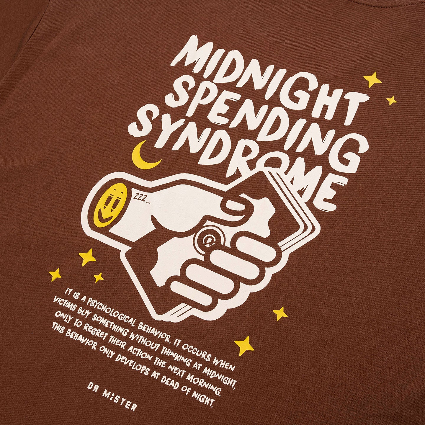 Money Taken Broad Tee - Walnut Brown